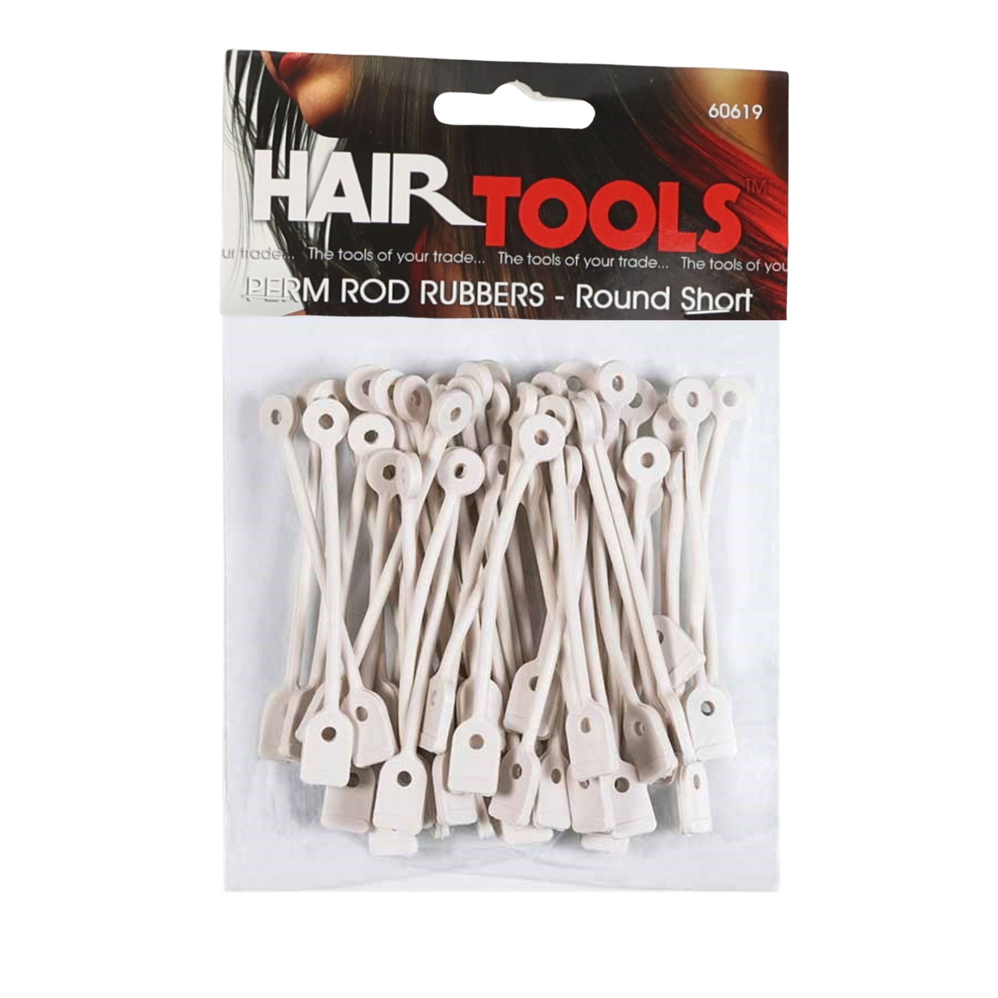 Hair Tools - Perm Rods Rubbers Round Short 50pk