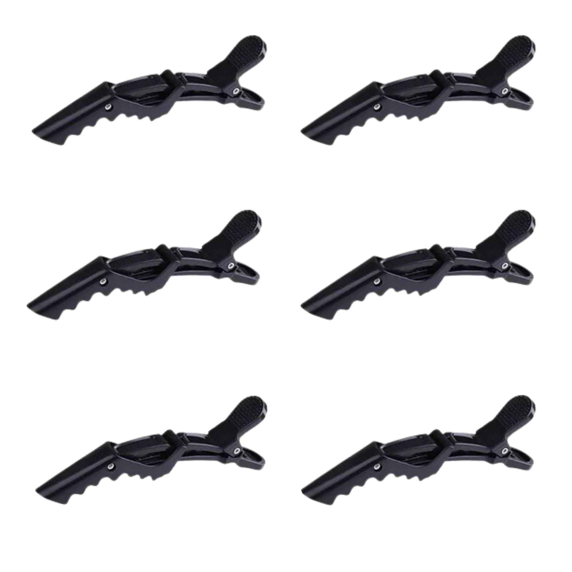 Eson - Crocodile Hair Clip 6pcs