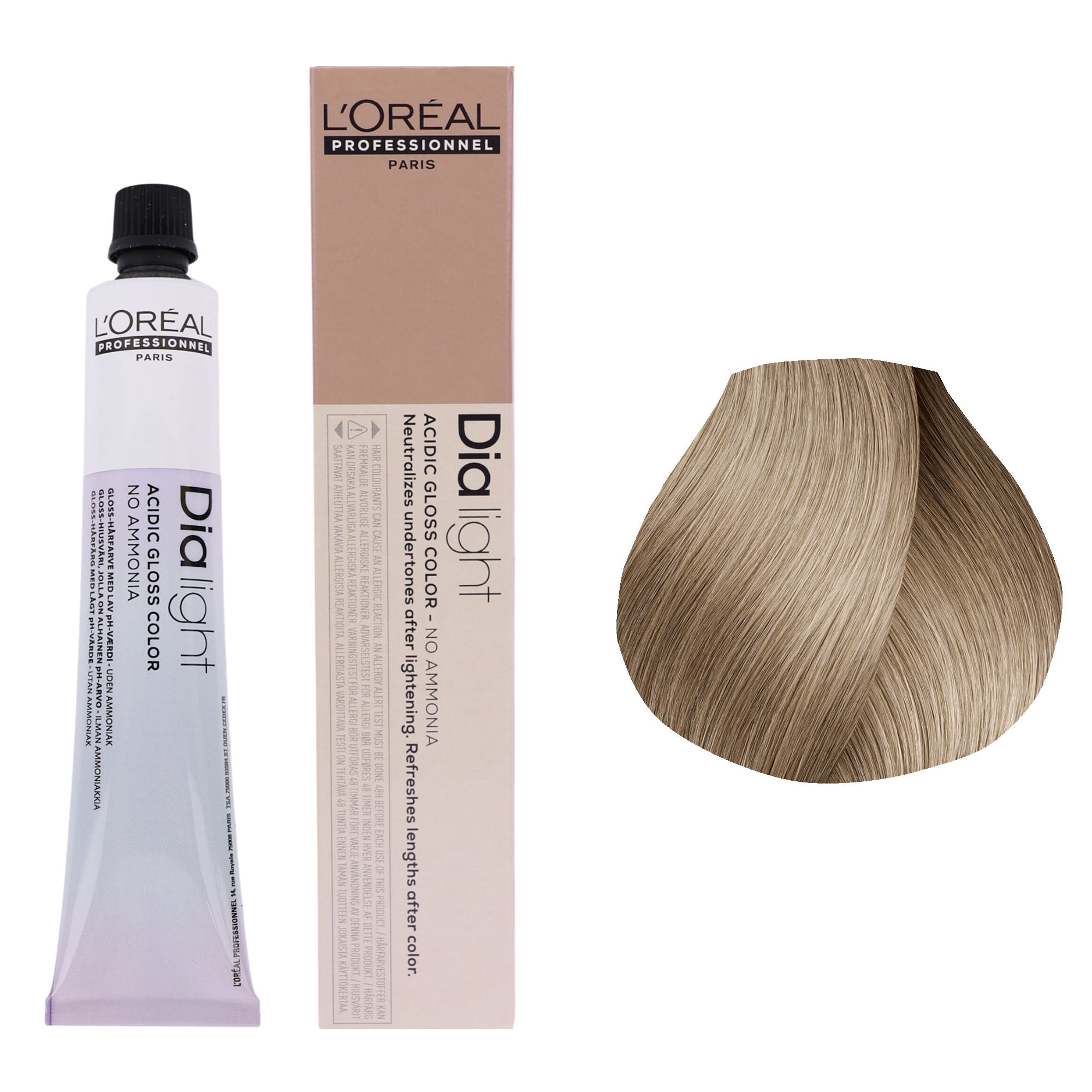 Loreal Professionnel - Dia Light Demi Permanent Acidic Gloss Hair Colour Cool Brown Series 50ml