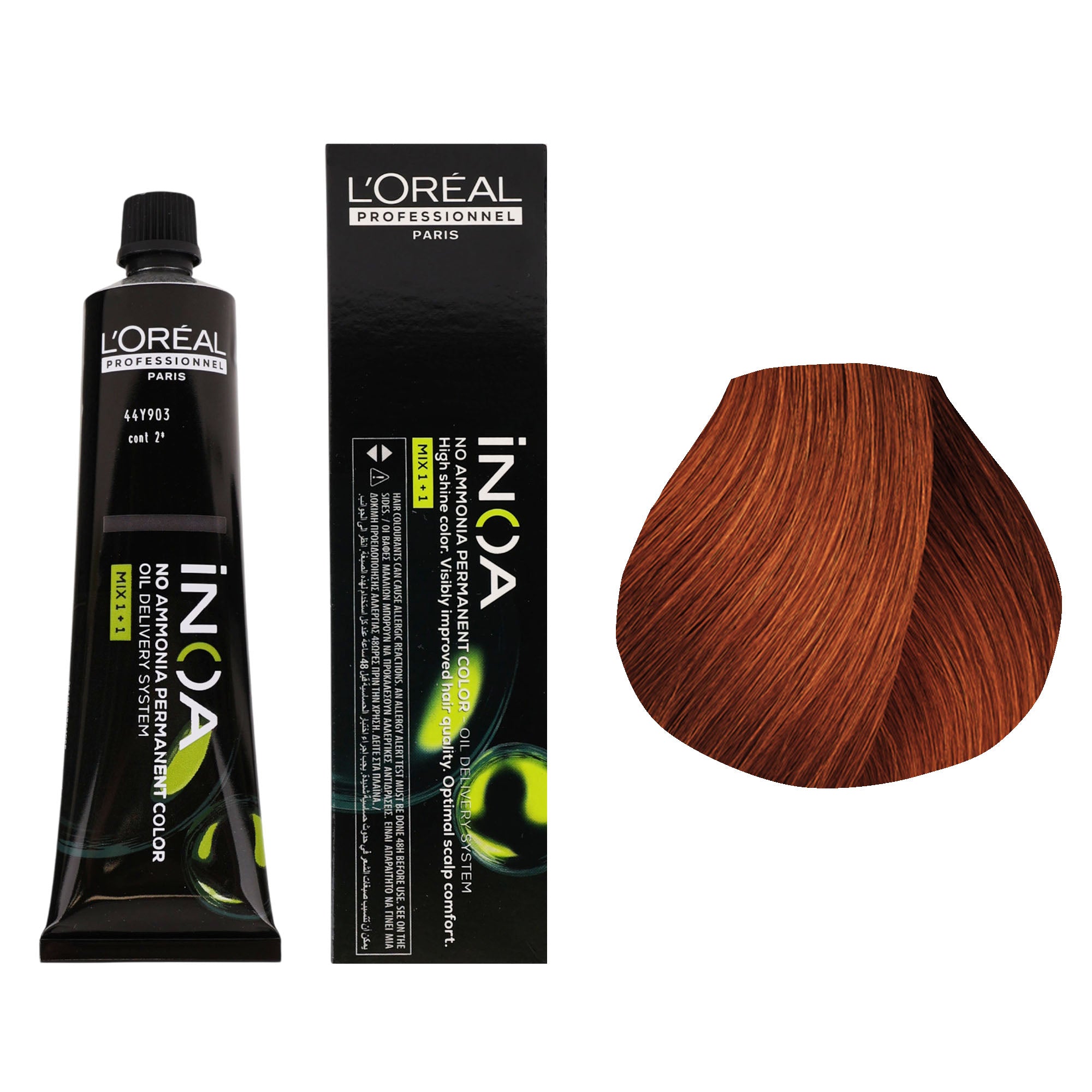 Loreal Professionnel - INOA No Ammonia Permanent Hair Colour Copper Series 60ml
