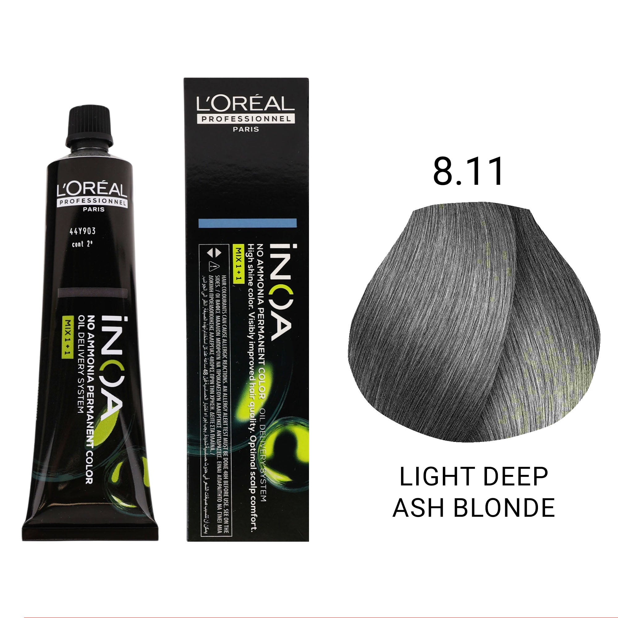 Loreal Professionnel - INOA No Ammonia Permanent Hair Colour Ash Series 60ml