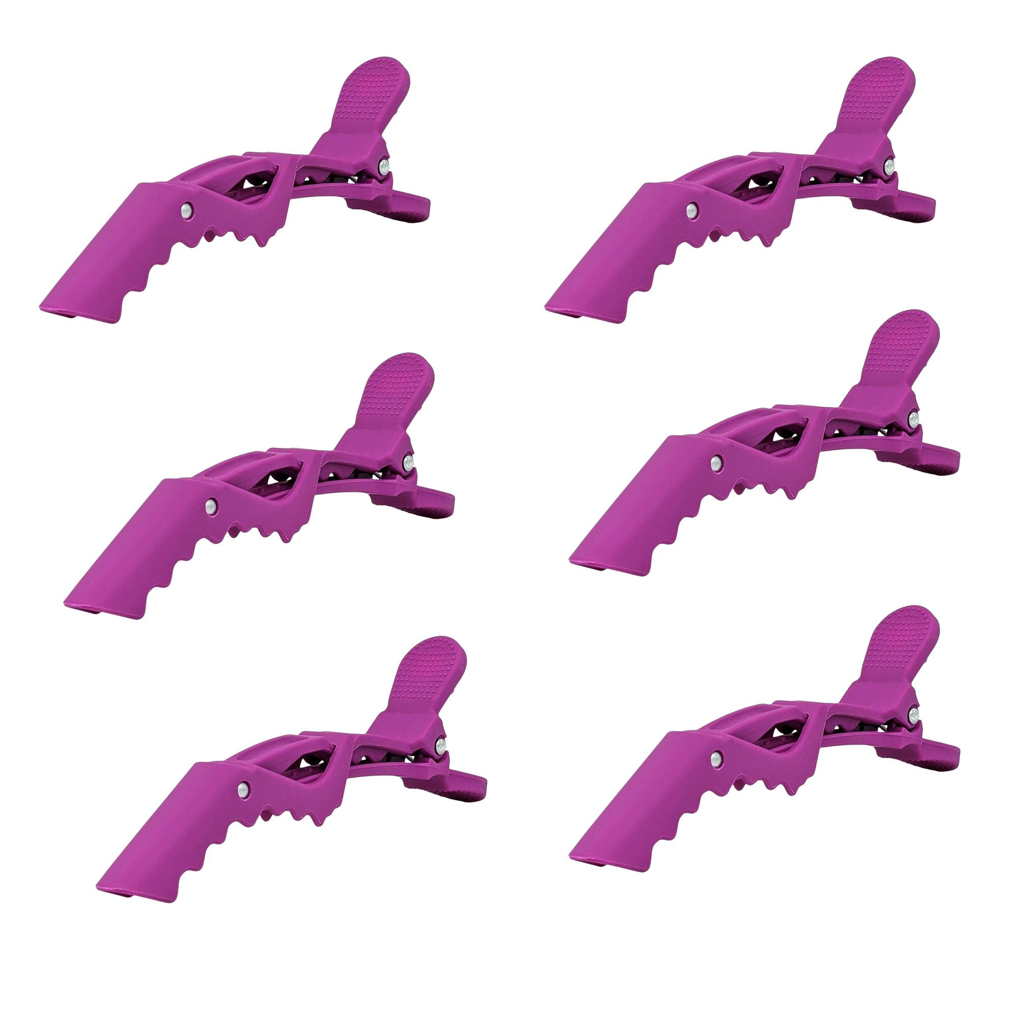 Eson - Crocodile Hair Clip 6pcs