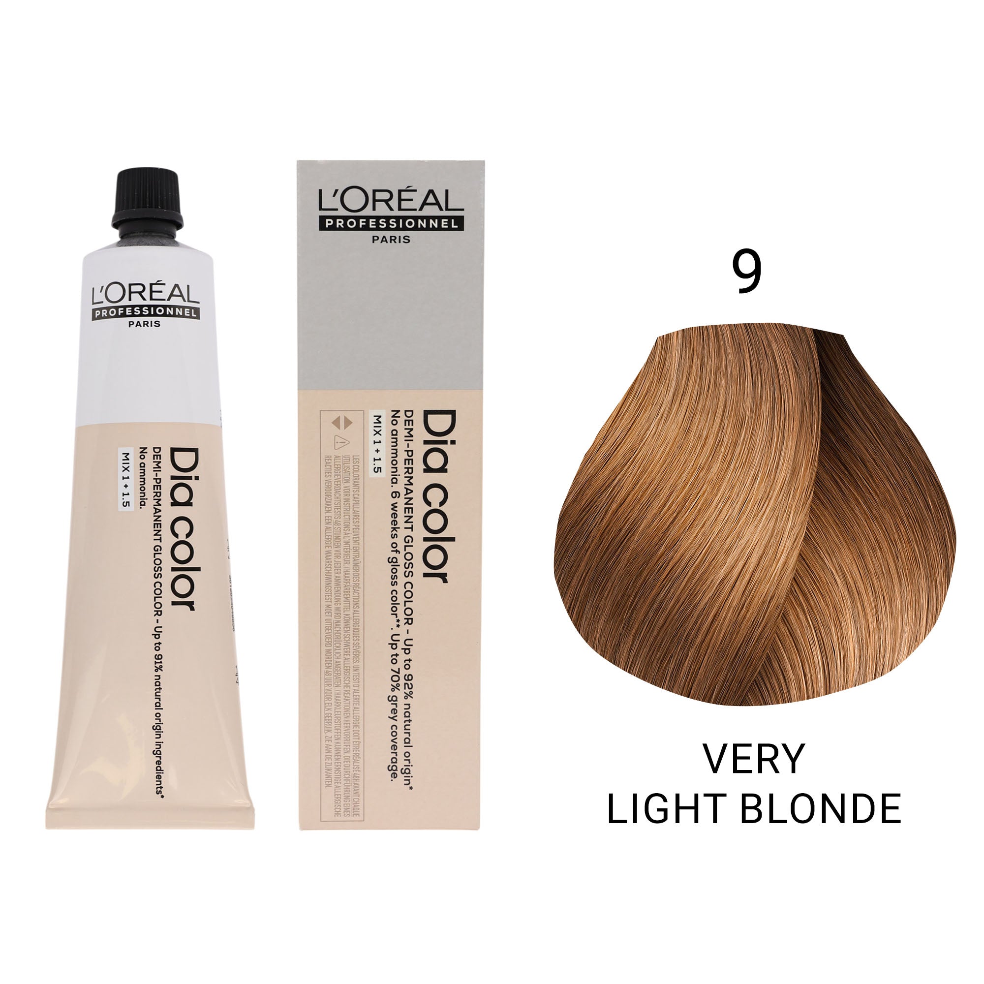 Loreal Professionnel - Dia Color Demi Permanent Gloss Hair Colour Natural Series 60ml