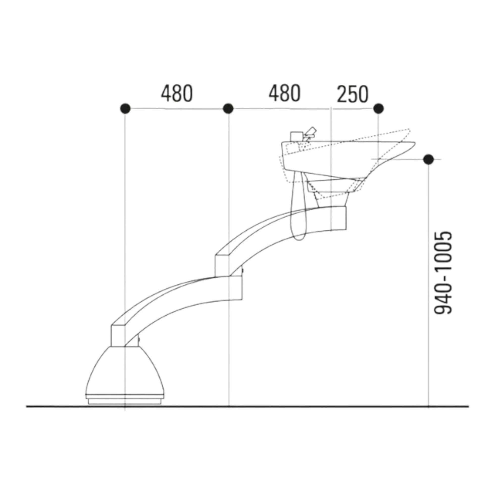 Alpeda - Akrobat Articulated Arm Backwash