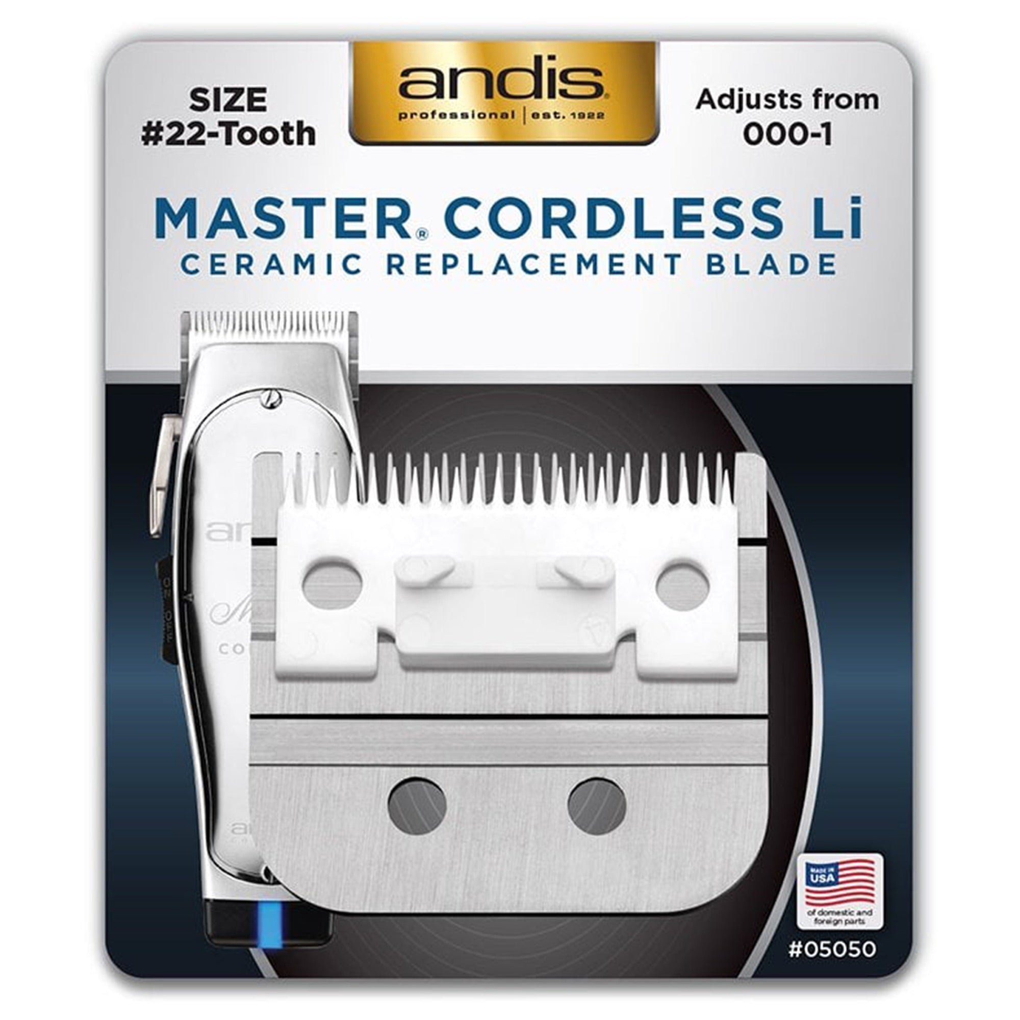 Andis - Master Cordless Li Ceramic Replacement Blade #05050