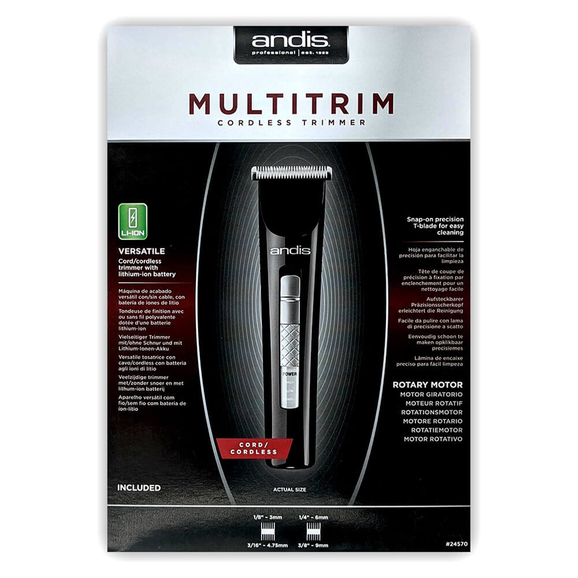 Andis - Multitrim Cordless Trimmer CTL - Eson Direct