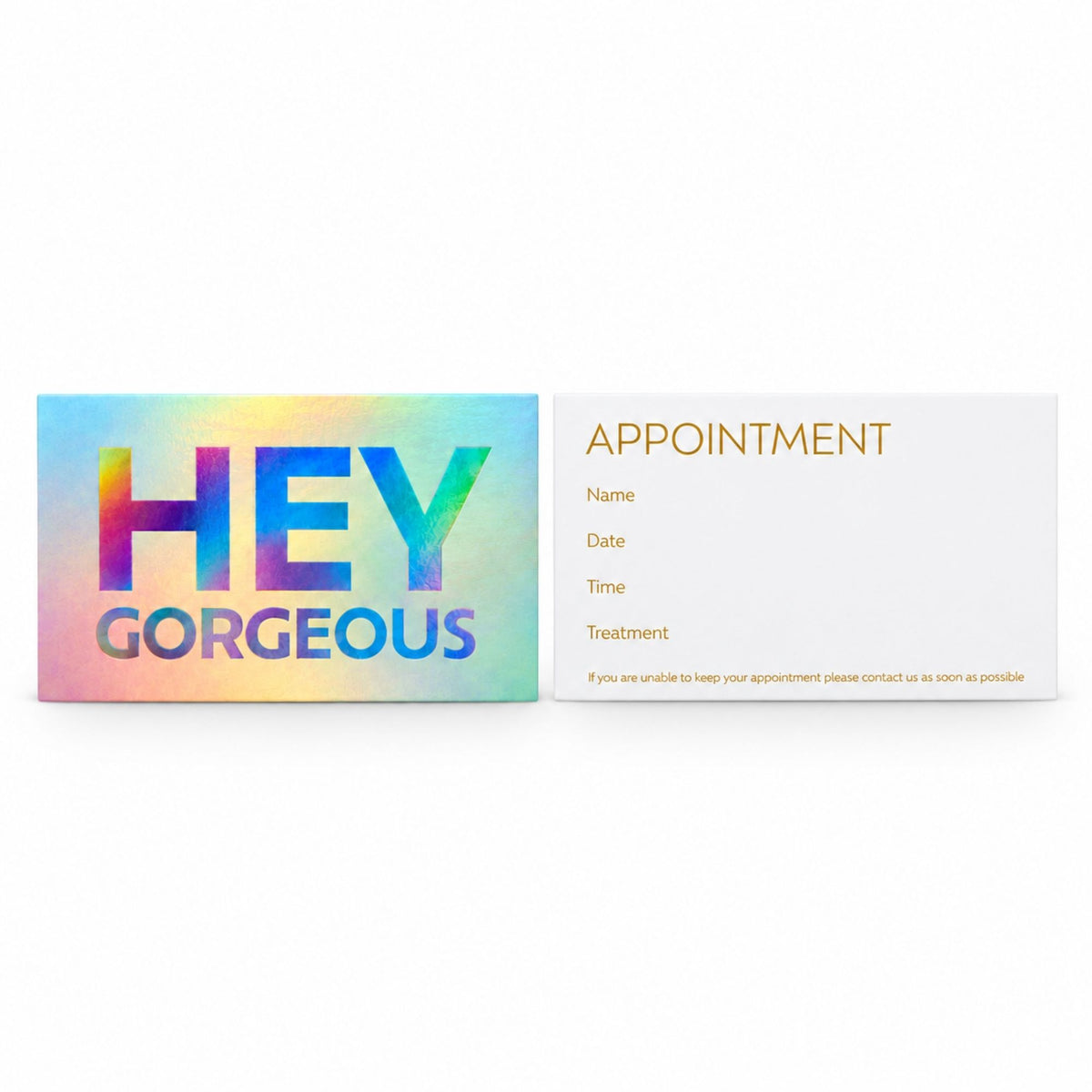 Agenda - Appointment Cards Hey Gorgeous (Pack Of 100)
