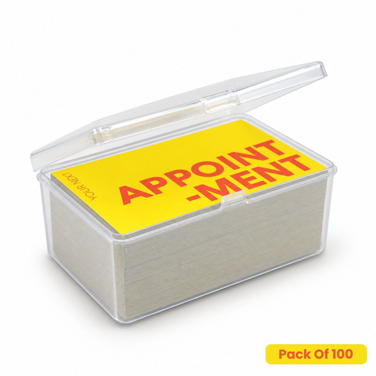 Agenda - Appointment Cards Your Next Appointment Yellow (Pack Of 100)
