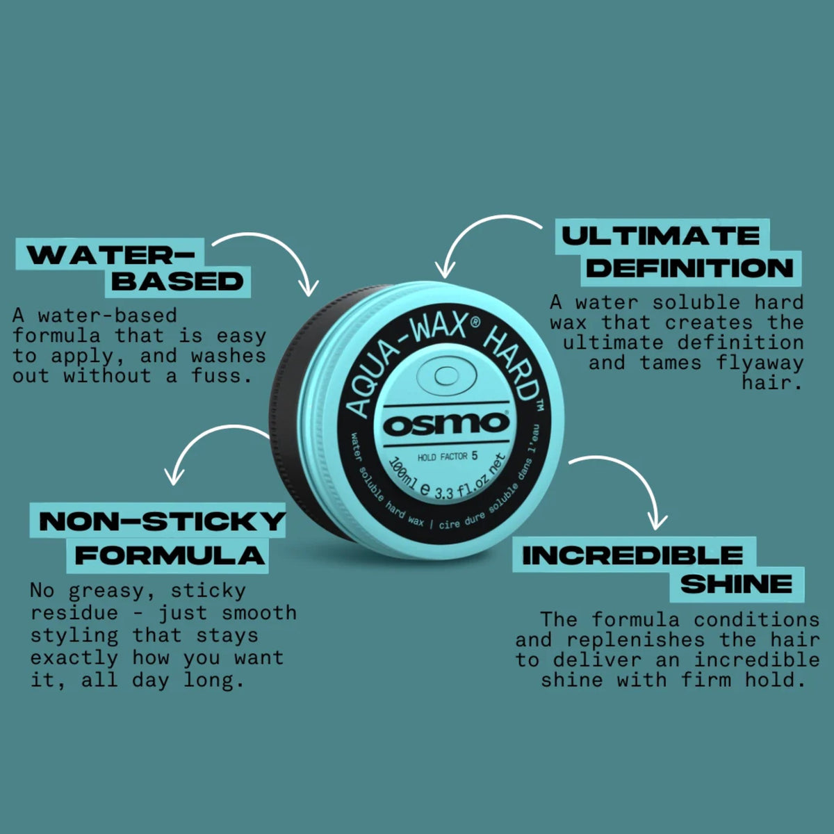 Osmo - Aqua Wax Hard 100ml