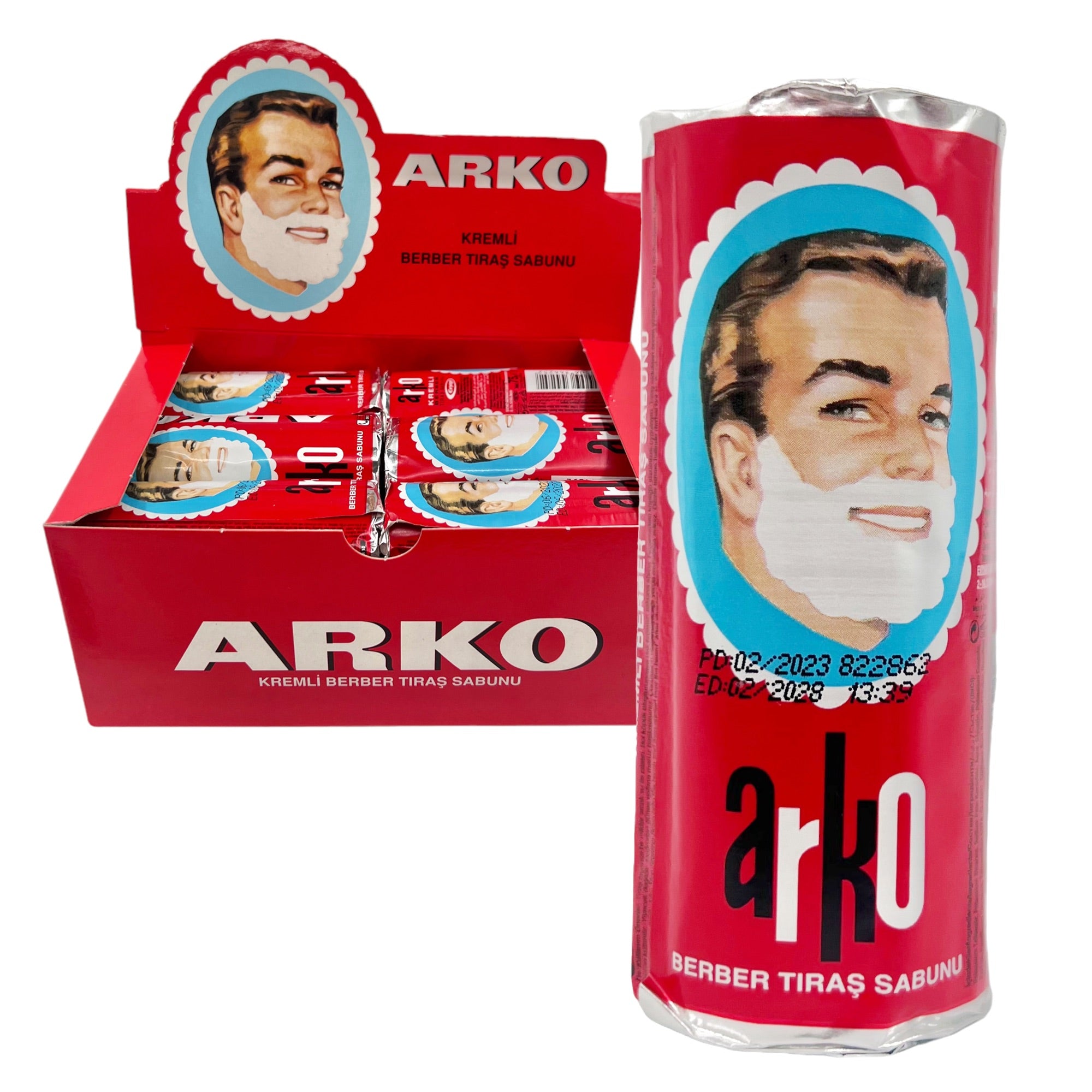 Arko - Shaving Cream Soap Stick 12pcs