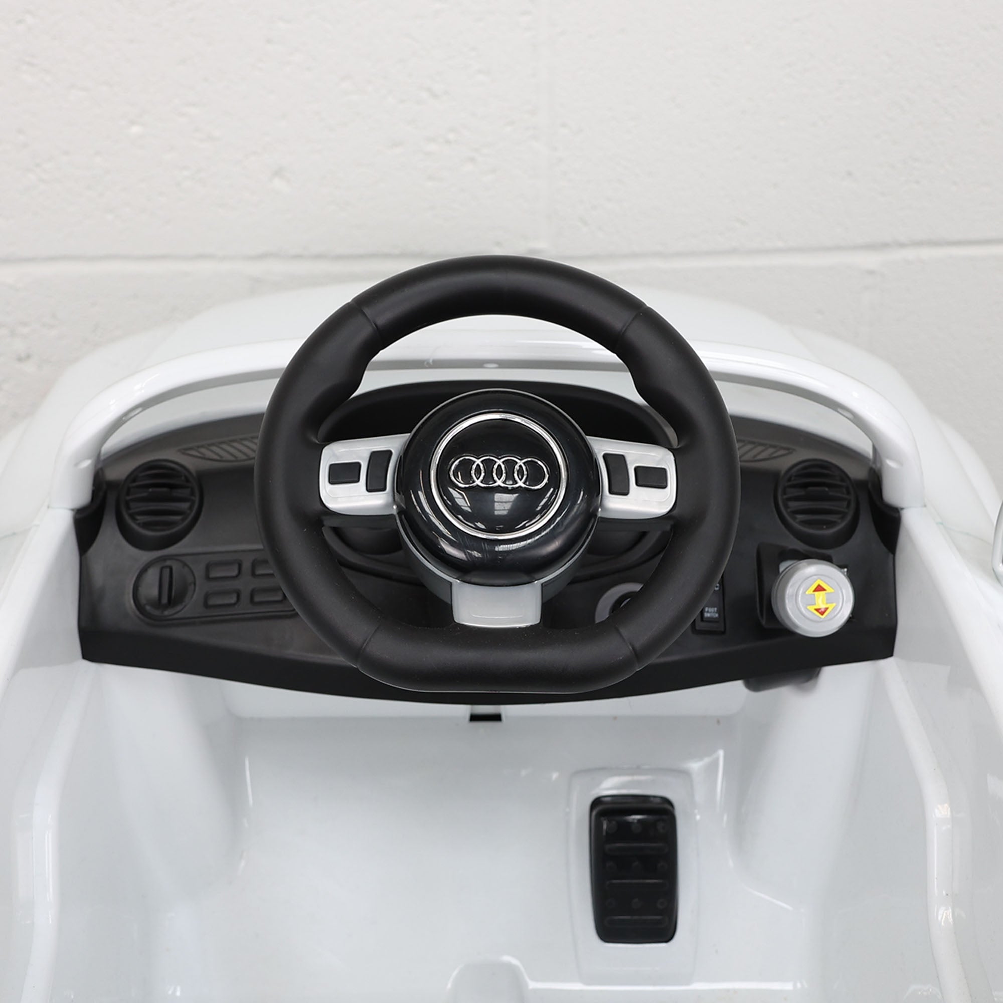 Kids Barber Chairs - Premium Sports Roadster White