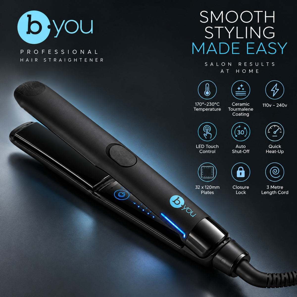 B.You - ProTouch Styling Iron Hair Straightener