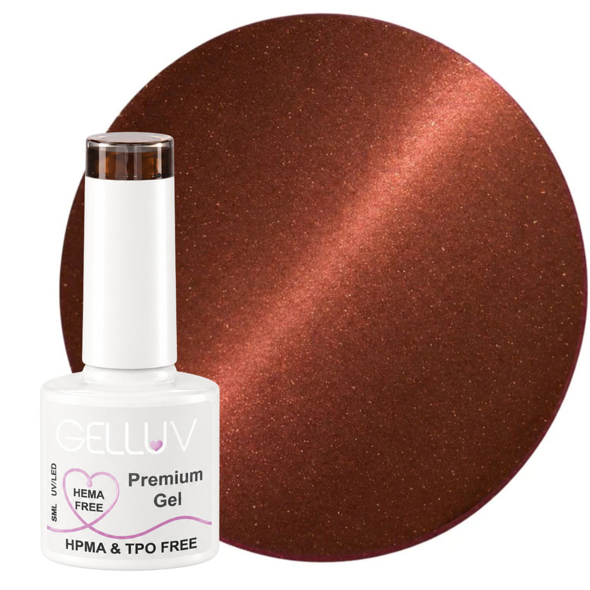Gelluv - Gel Nail Polish Bronze Ember 8ml