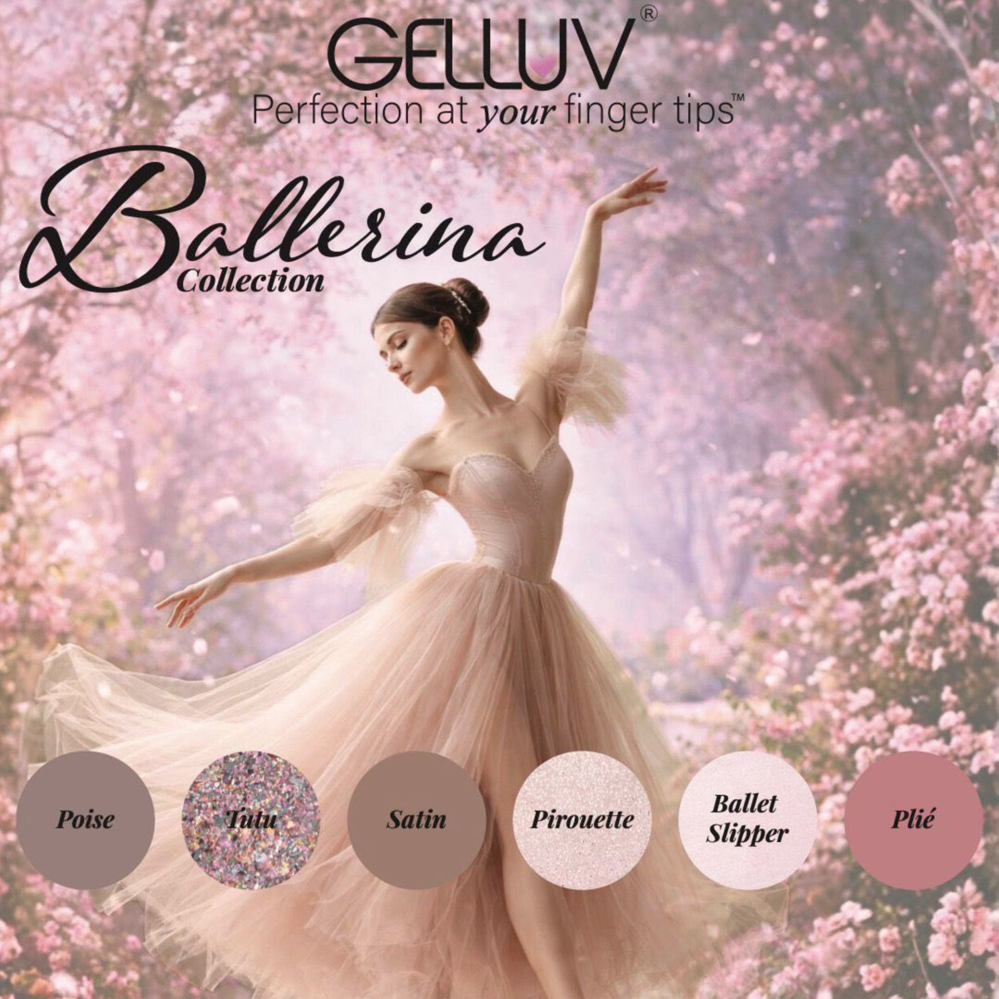 Gelluv - Gel Nail Polish The Ballerina Collection Plie 8ml