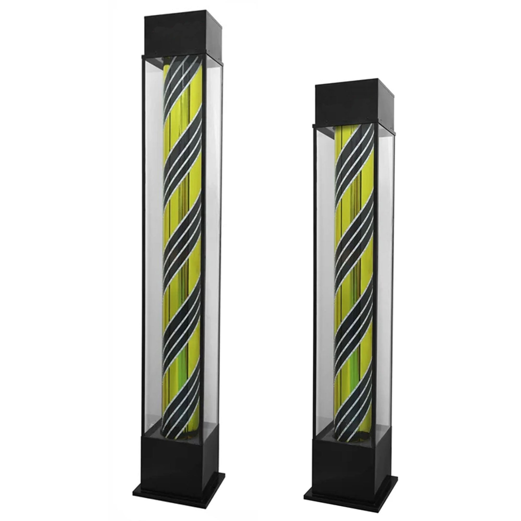 Gabri - Modern Square LED Barber Pole