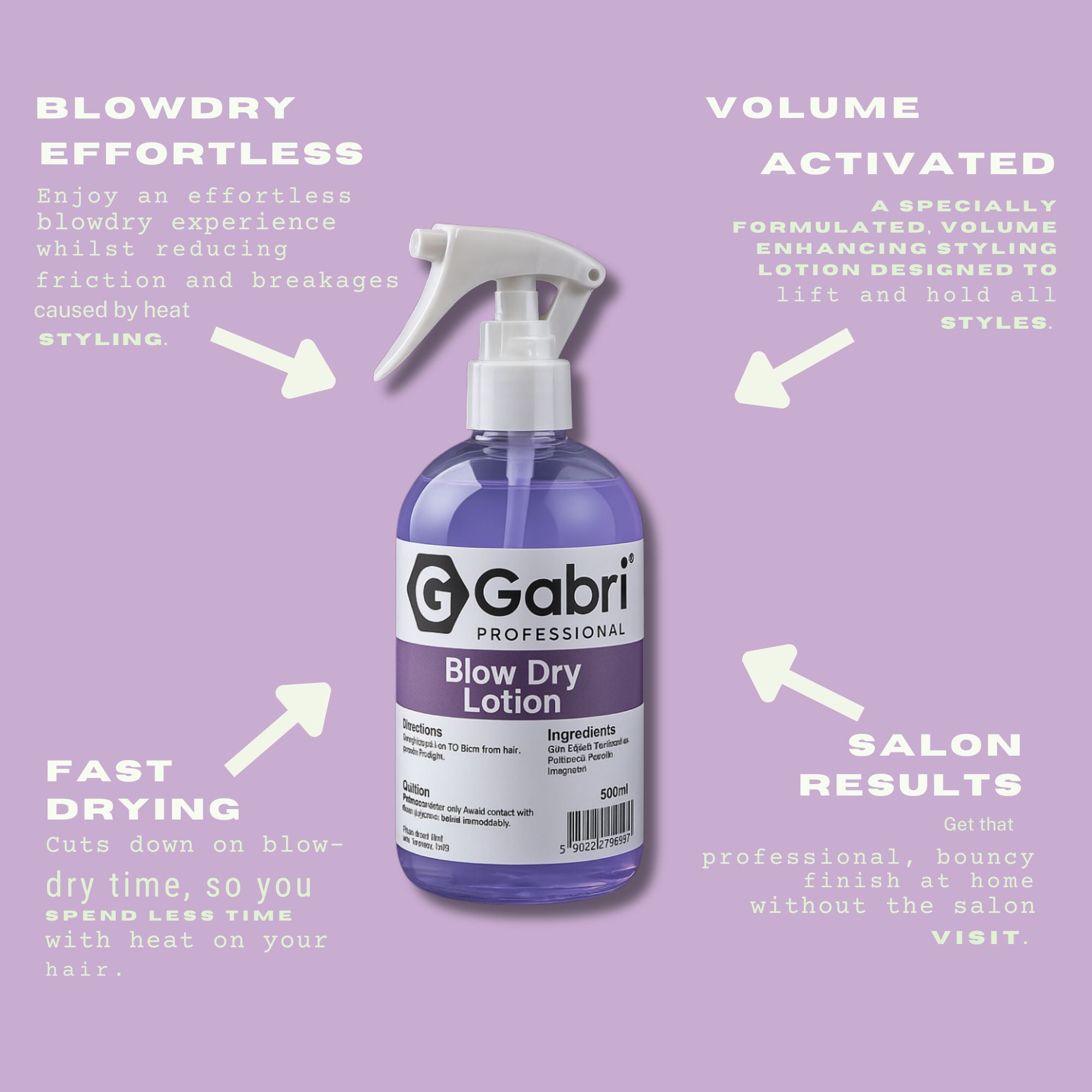 Gabri Professional - Blow Dry Lotion 500ml