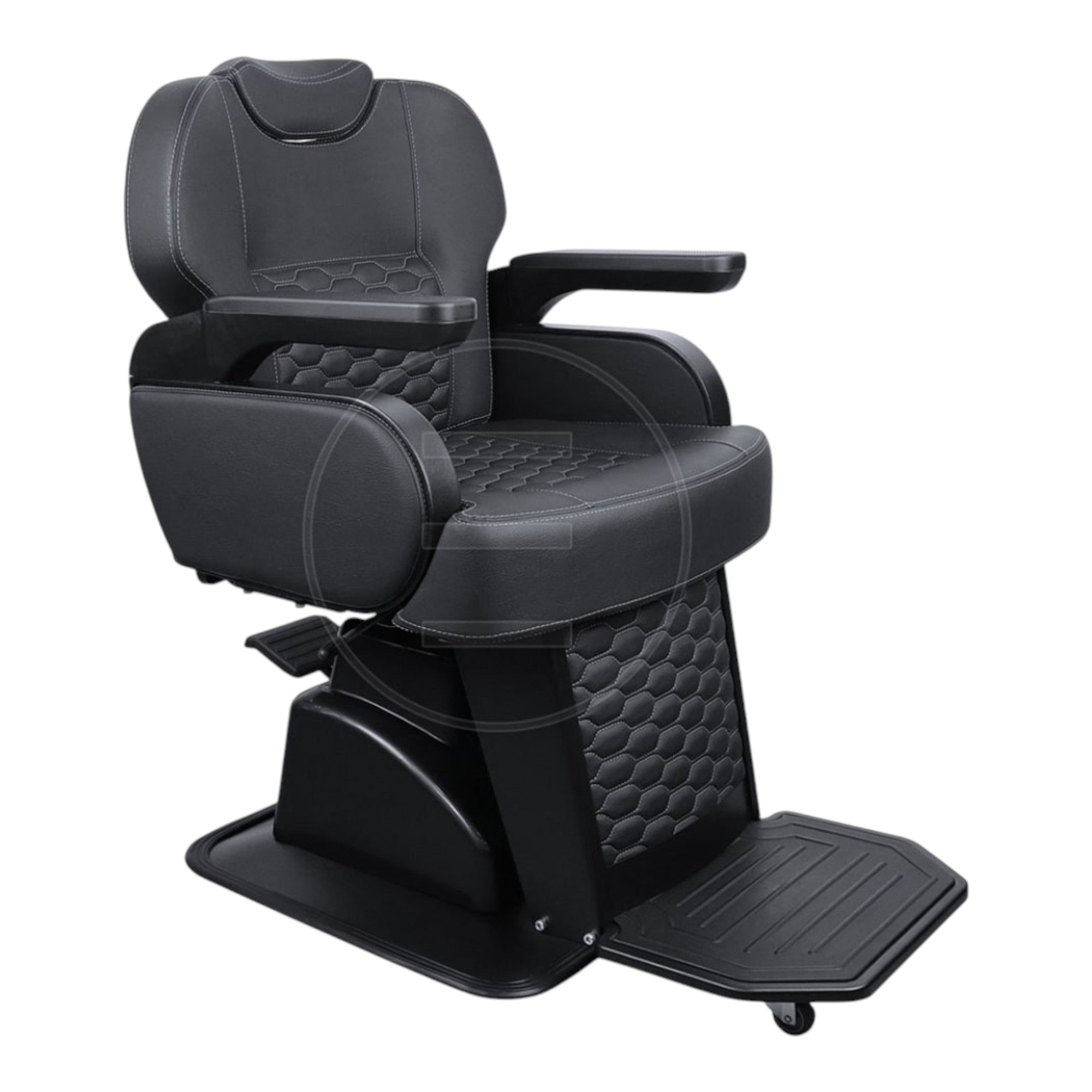 中古 BARBER'S KING FILARMONICA Alpeda - Boss Black A Barber Chair (Black Finish)