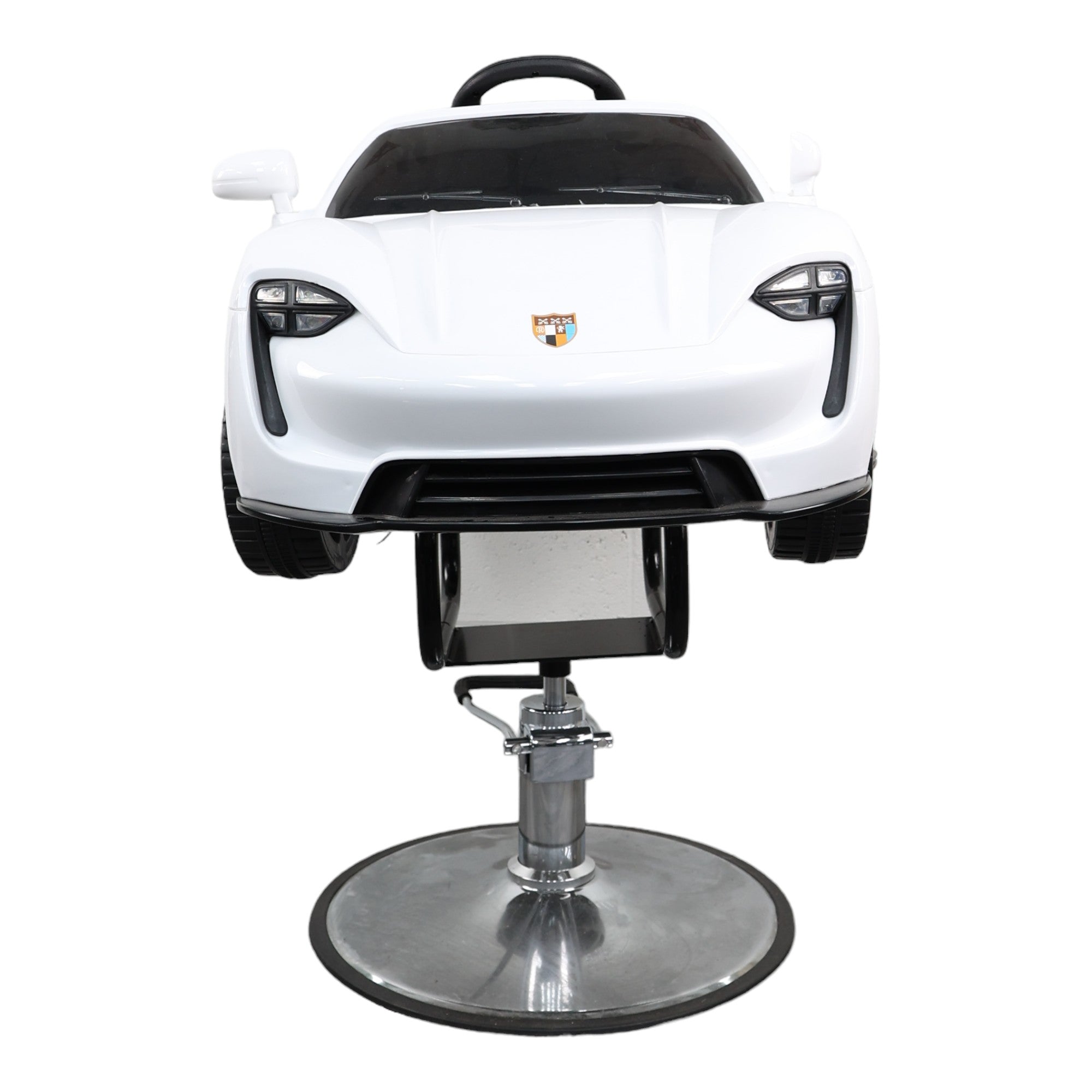 Kids Barber Chairs - Swift Cayenne Style White