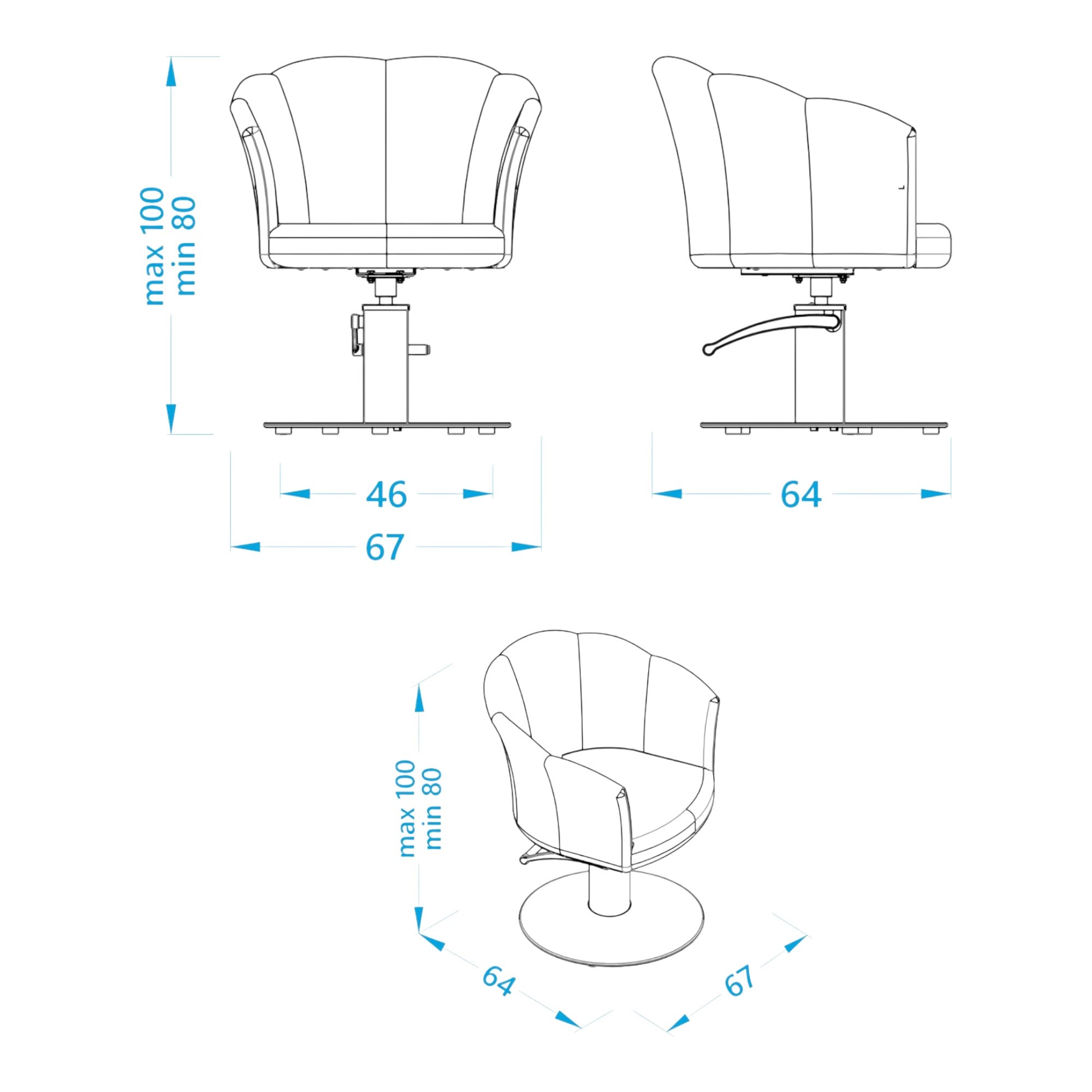 Alpeda - Celine Styling Chair