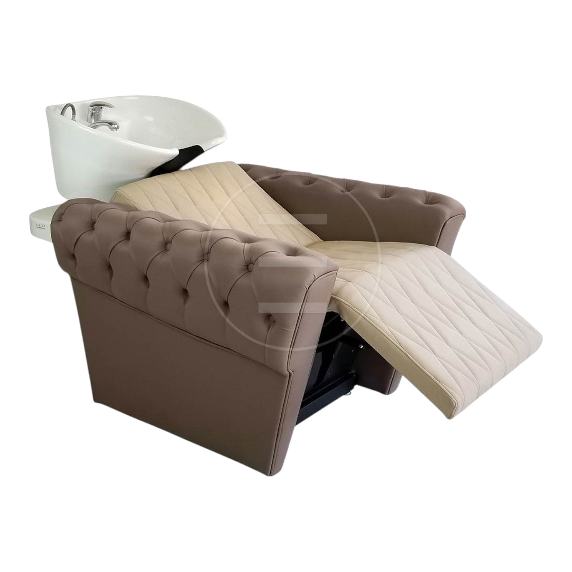 Alpeda - Chester Salon Backwash Chair with Electric Foot Lift