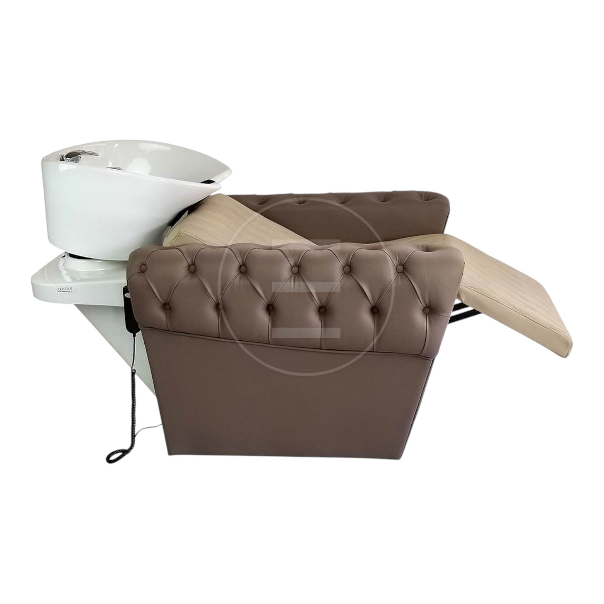 Alpeda - Chester Salon Backwash Chair with Electric Foot Lift