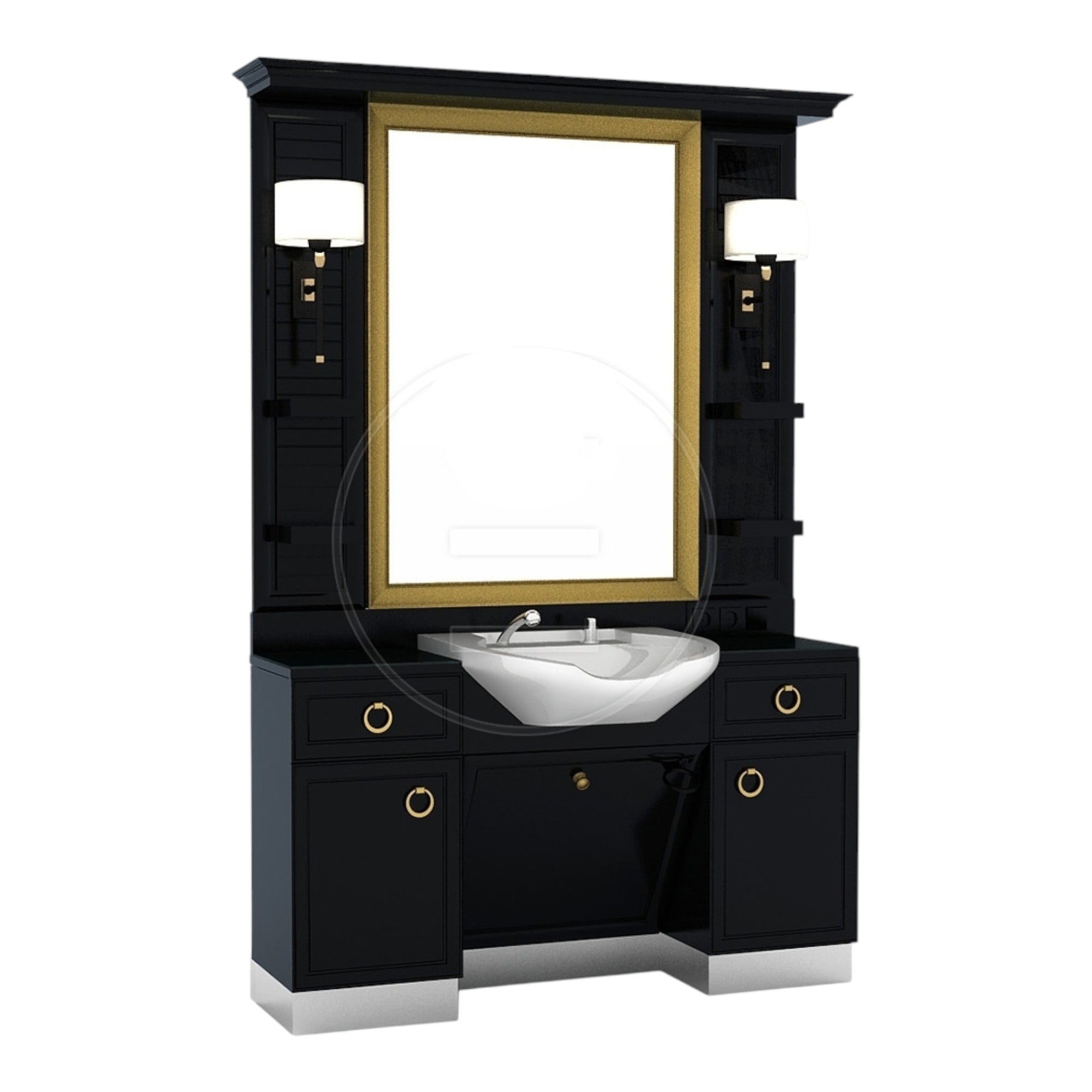 Alpeda - Classic Man Gold Barber Station