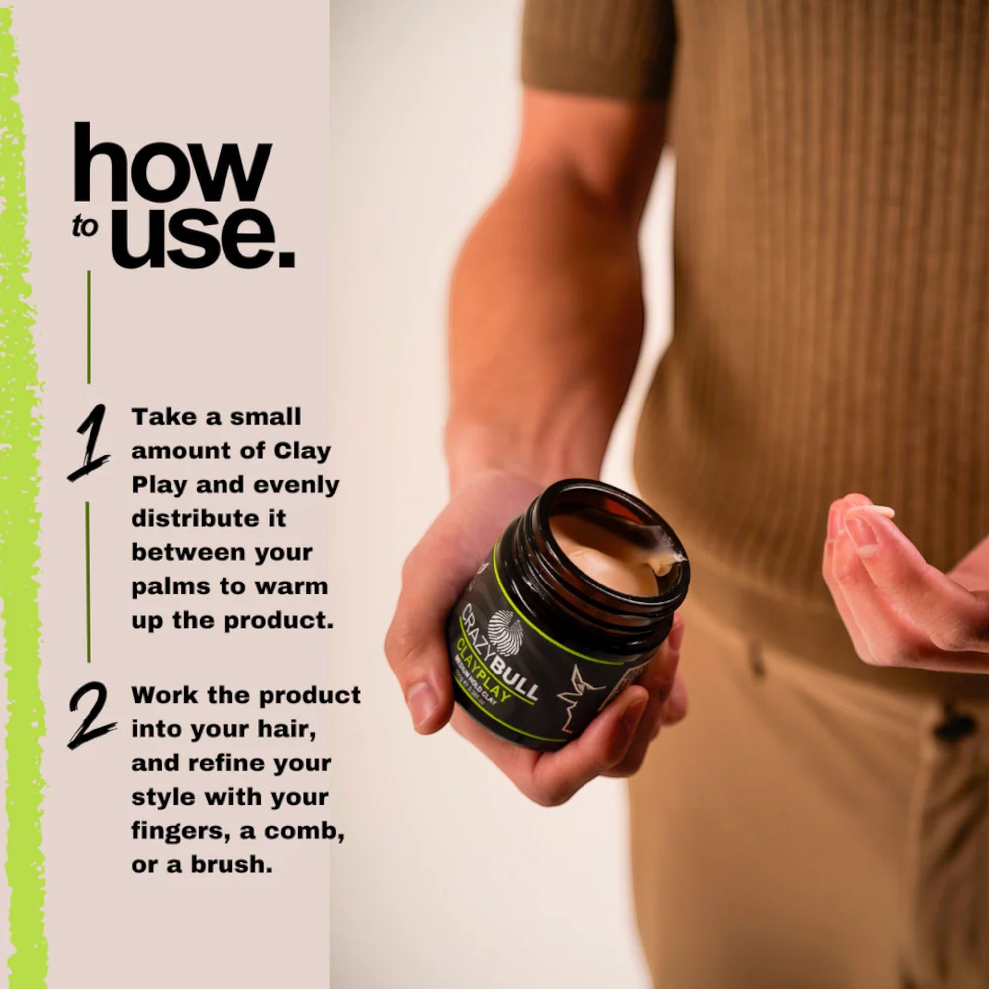 Crazy Bull - Clay Play Medium Hold Clay 100g