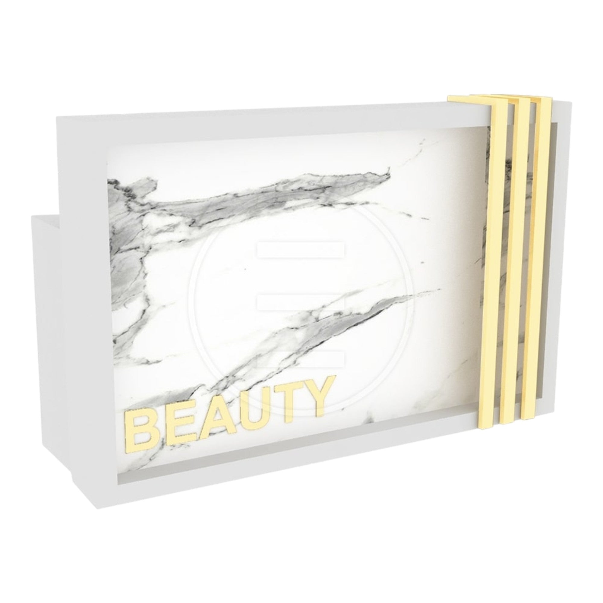 Alpeda - Coiffeur Gold Reception Desk