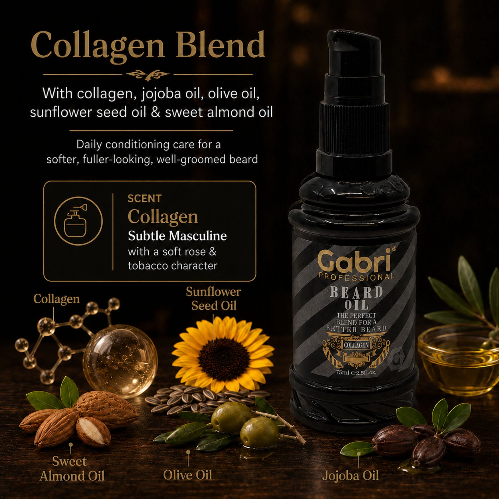 Gabri Professional - Collagen Beard Oil 75ml