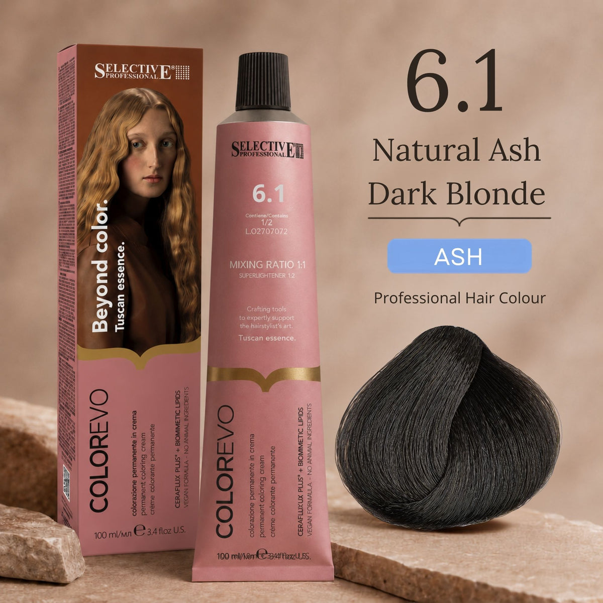 Selective Professional - Colorevo Permanent Hair Colour Ash Series 100ml