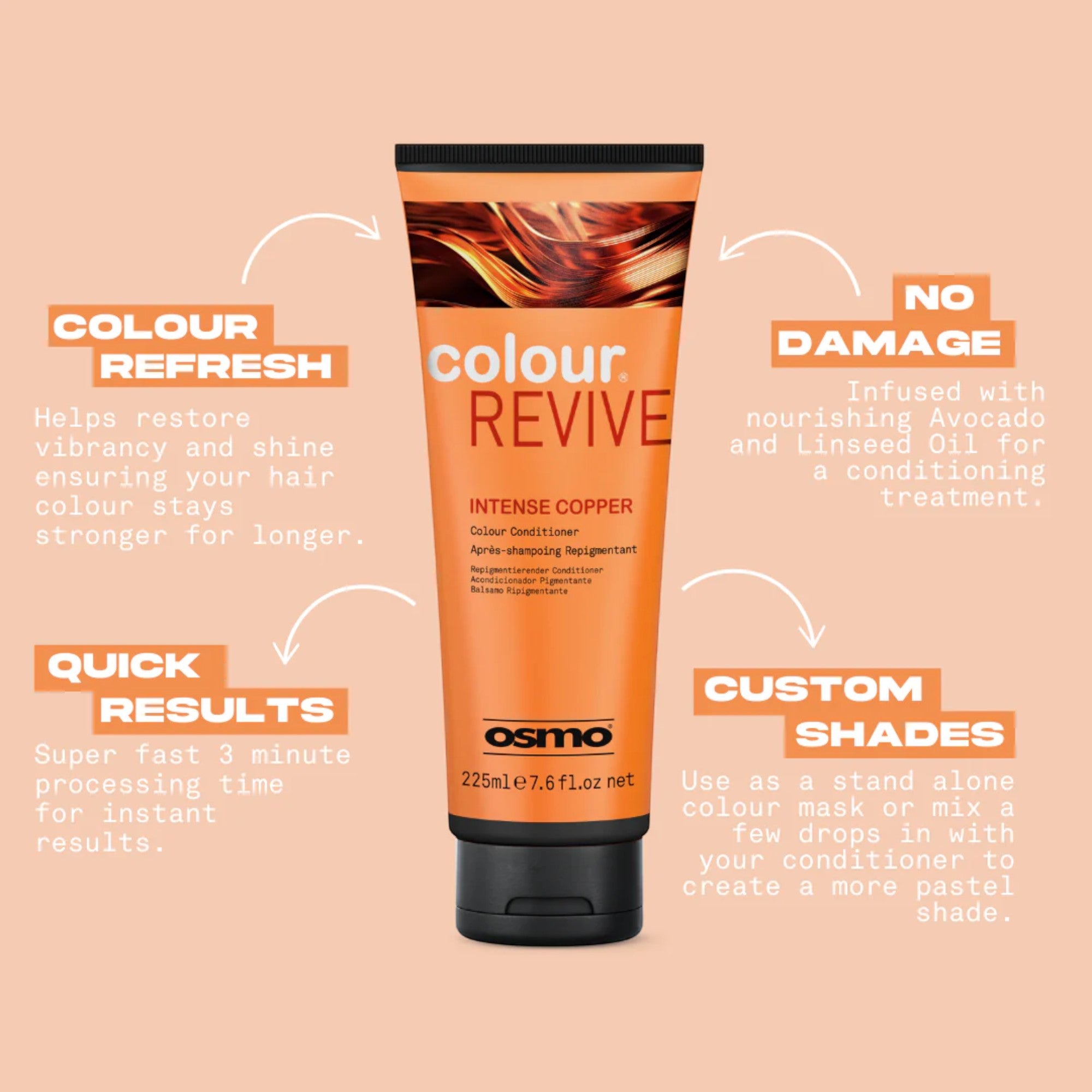 Osmo - Colour Revive Colour Conditioner Intense Copper 225ml