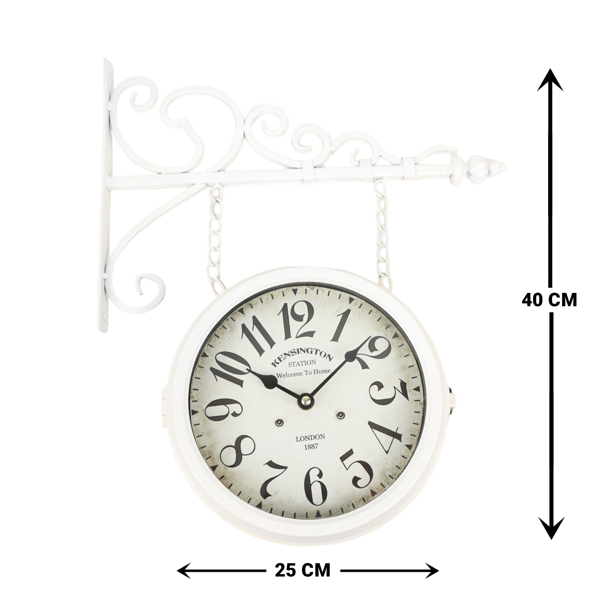 Eson - Retro Classic Vintage Kensington Train Station Clock