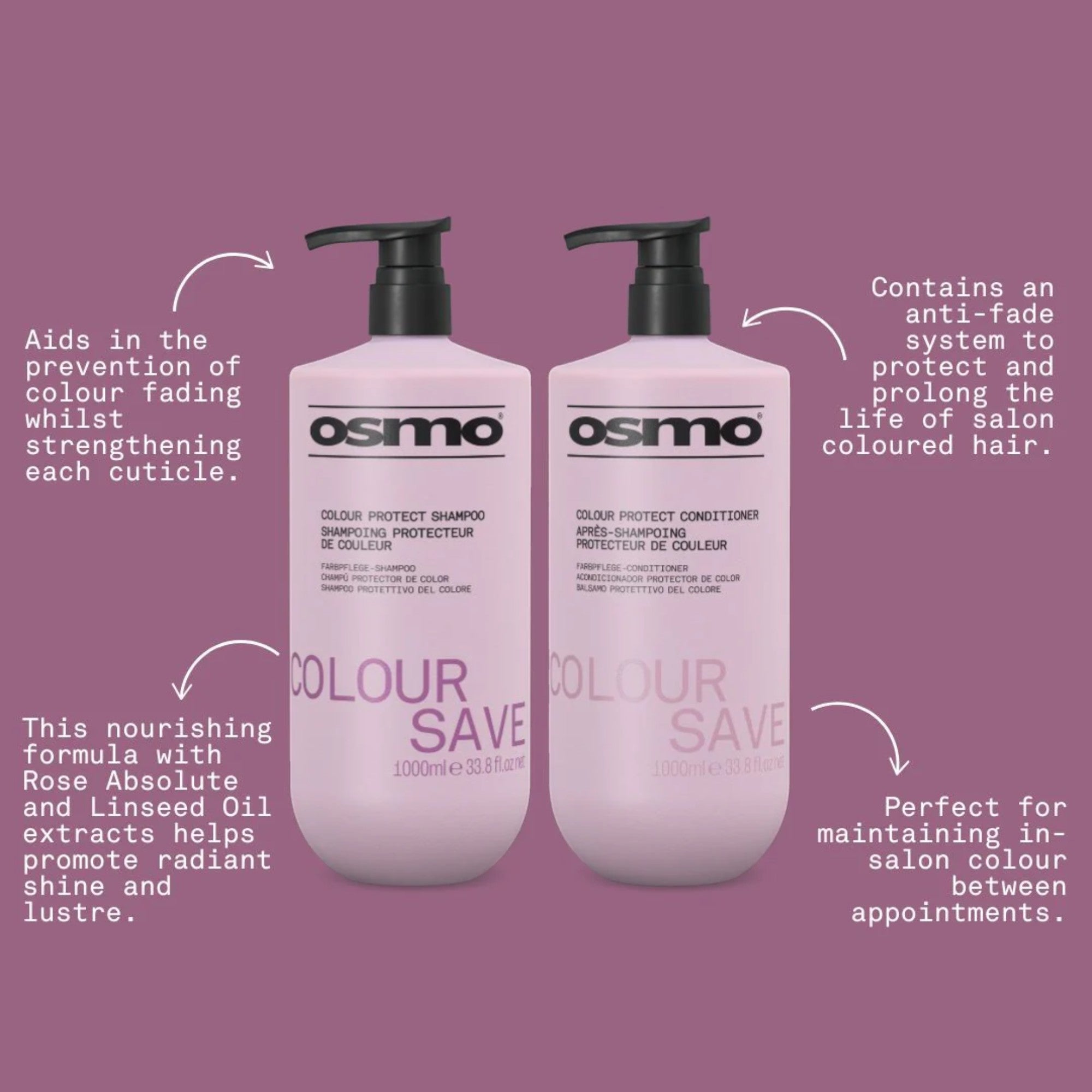 Osmo - DUO Colour Save Shampoo & Conditioner