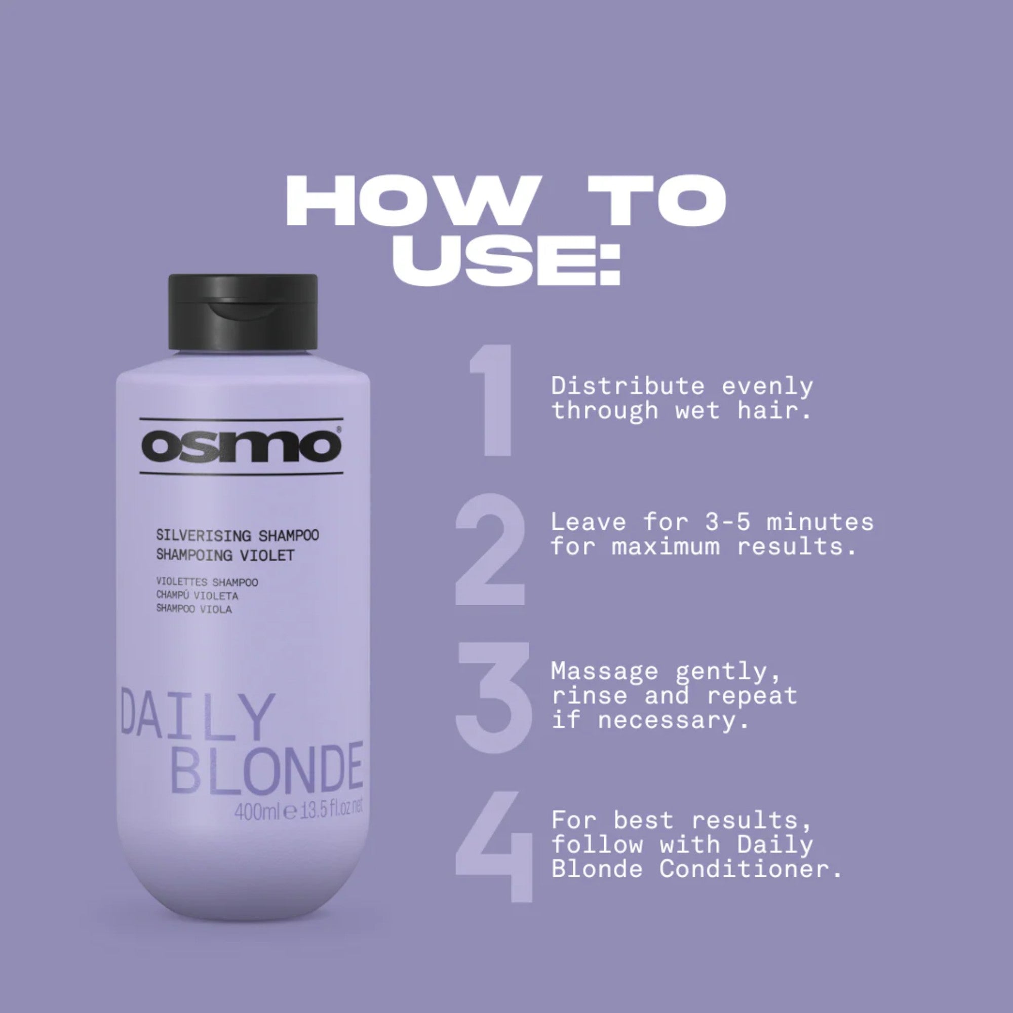 Osmo - Daily Blonde Silverising Shampoo