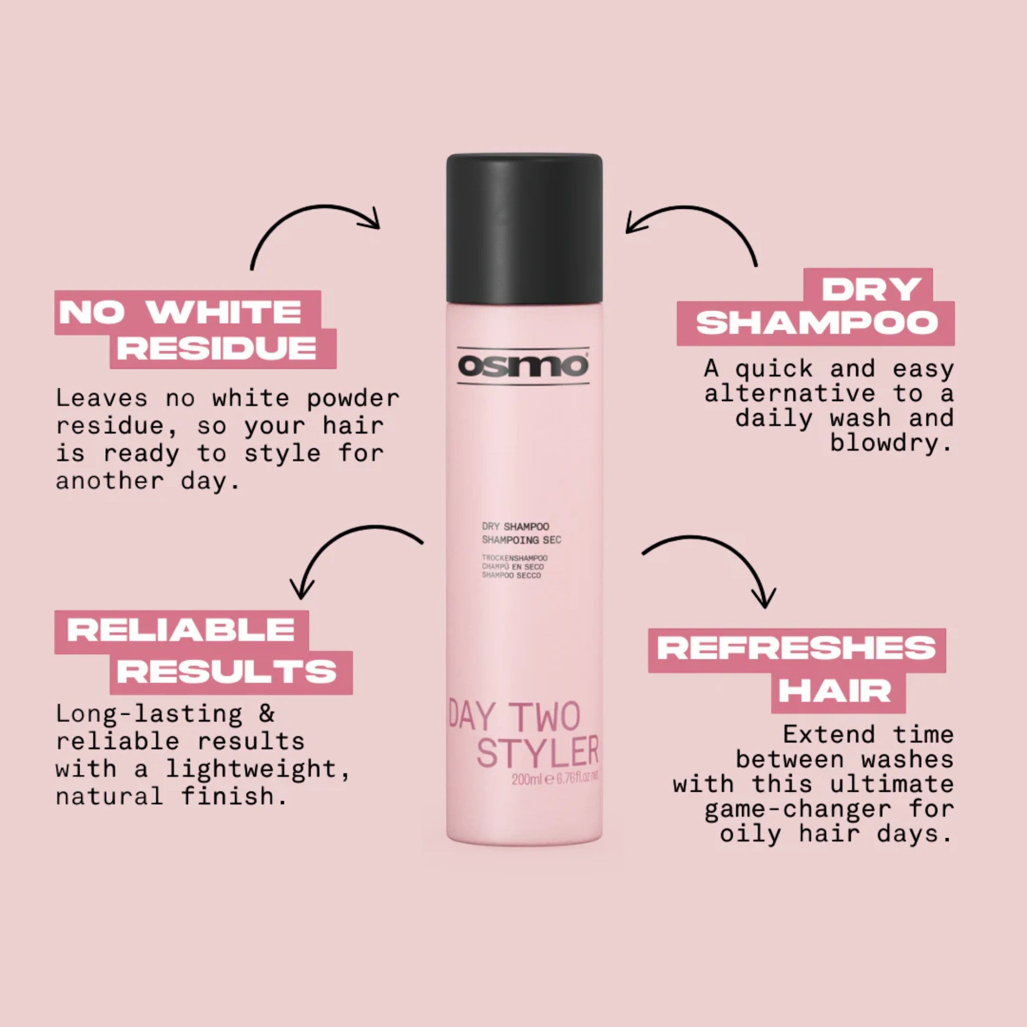 Osmo - Day Two Styler Dry Shampoo 200ml