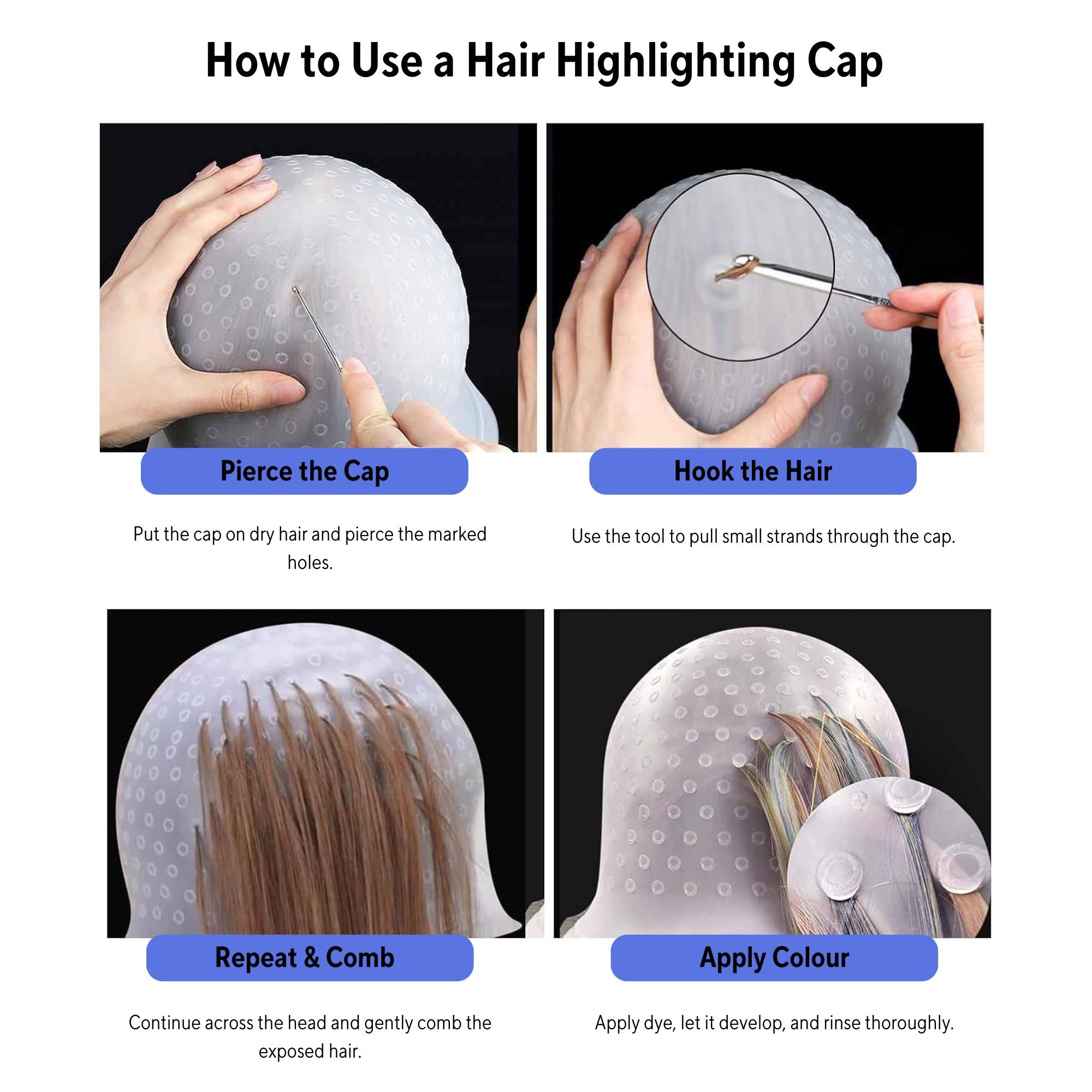 Denman - Magicap Reuseable Highlighting Cap