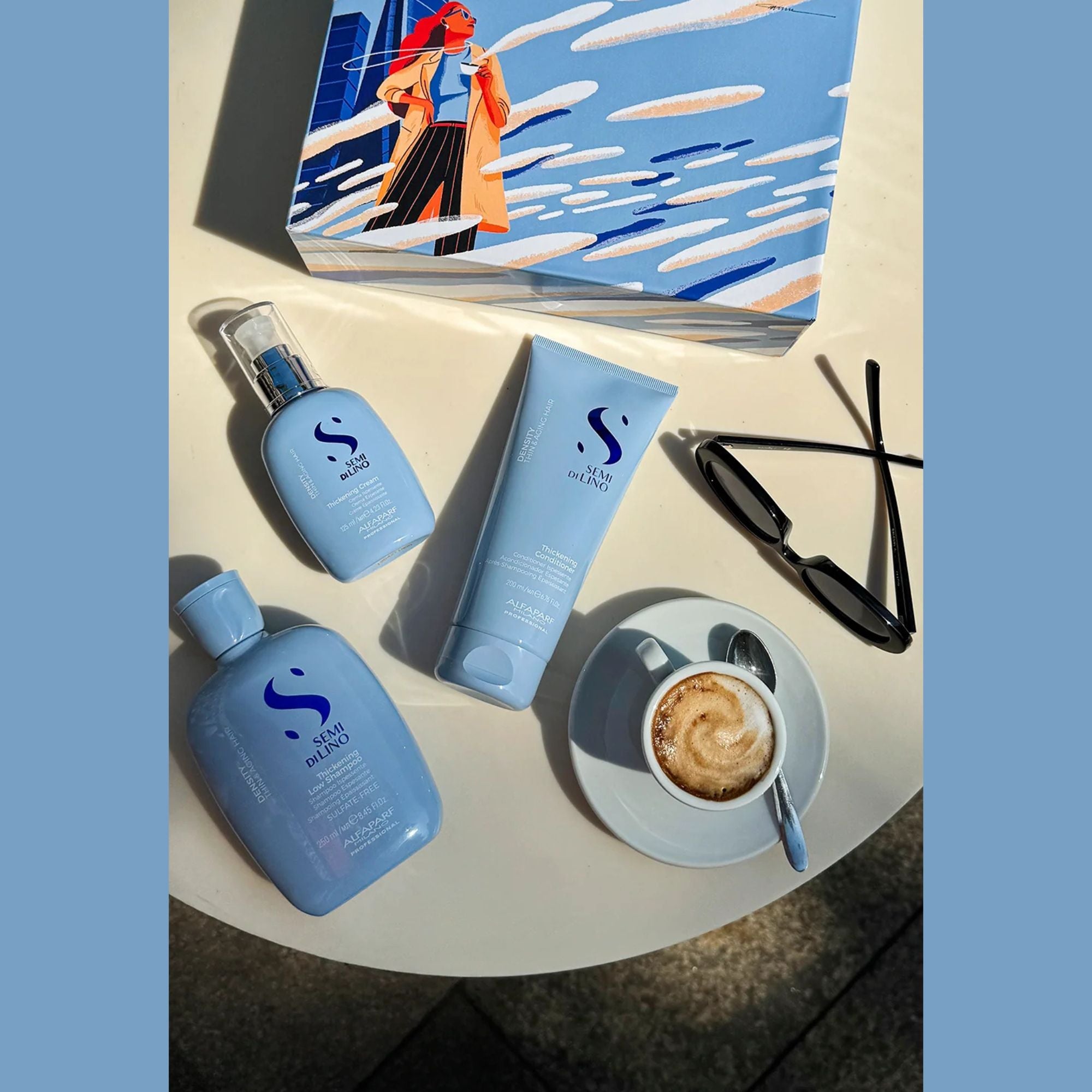Alfaparf - Semi di Lino Density Thickening Holiday Set