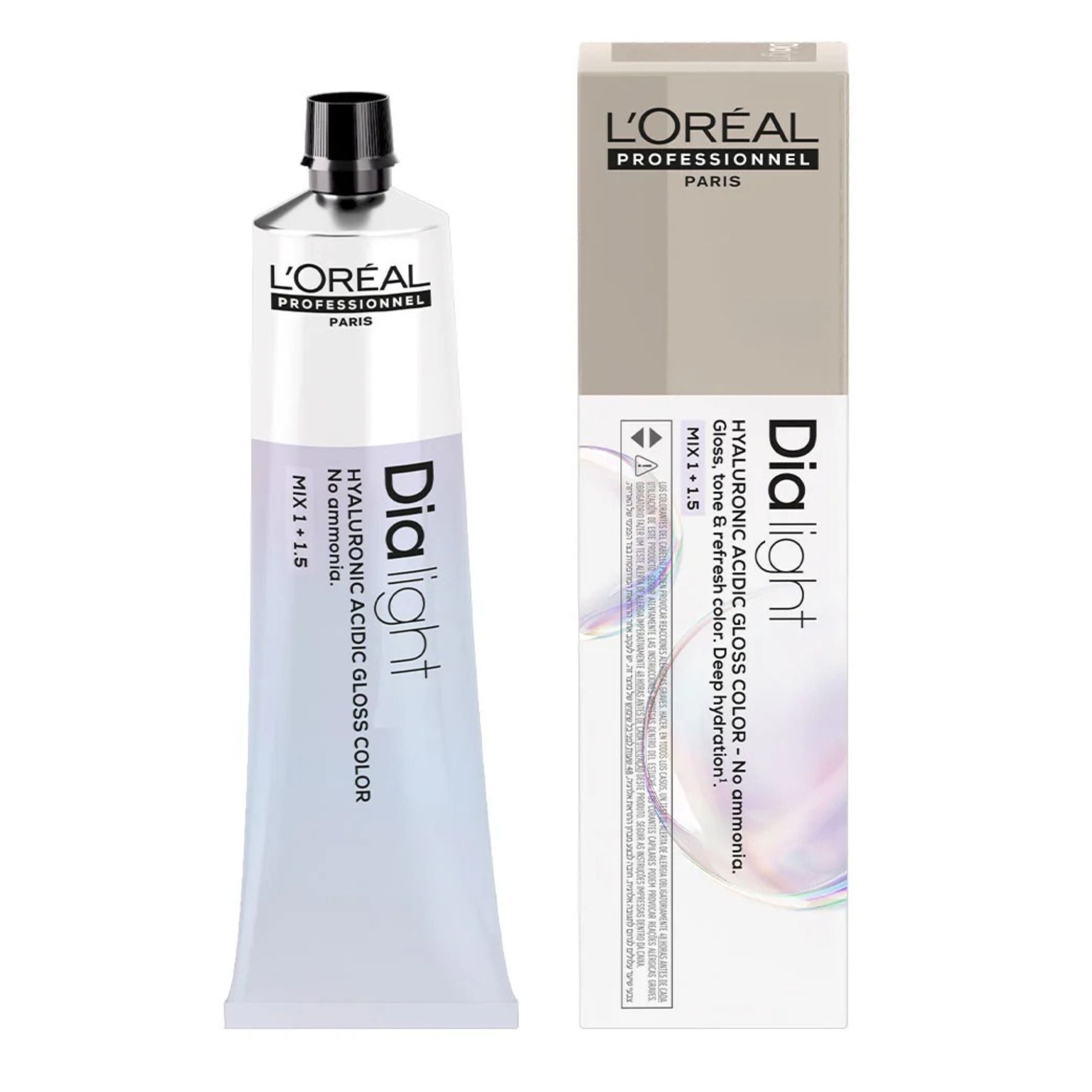 Loreal Professionnel - Dia Light Demi Permanent Hyaluronic Acidic Gloss Colour Cool Brown Series 60ml