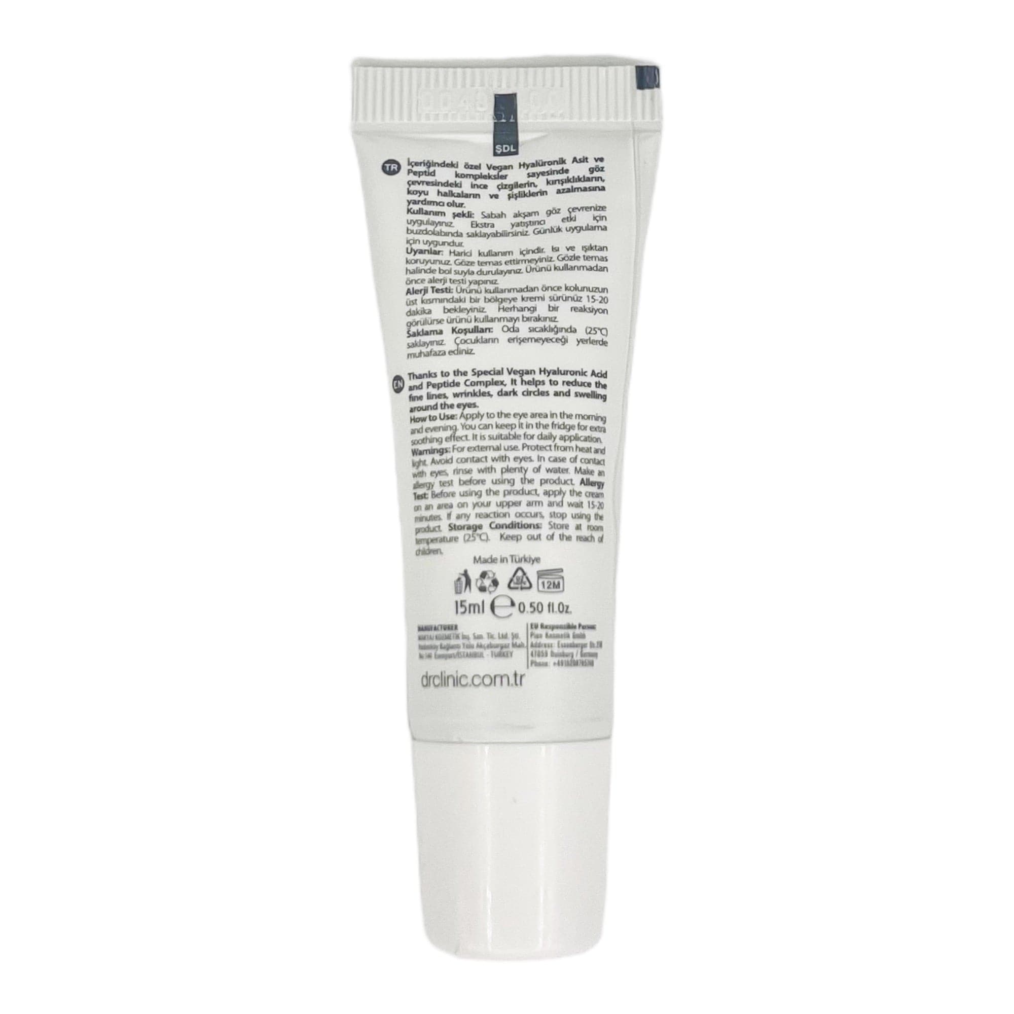 Dr.Clinic - Anti Wrinkle Eye Care Cream 15ml - Eson Direct