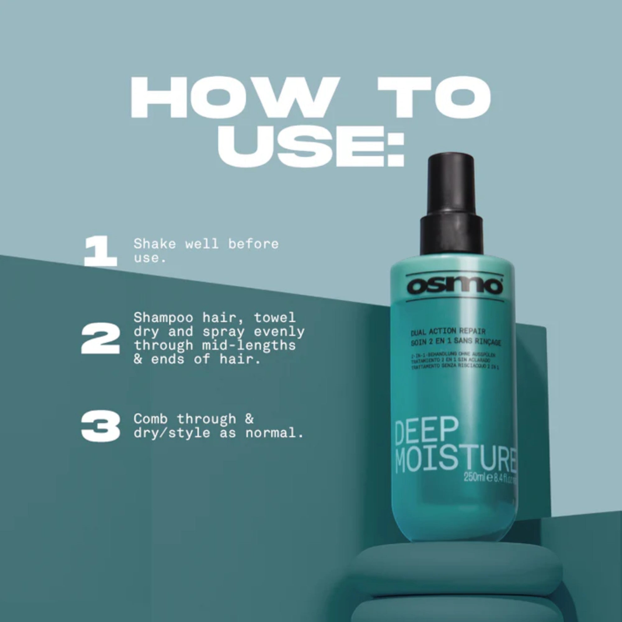 Osmo - Deep Moisture Dual Action Miracle Repair 250ml
