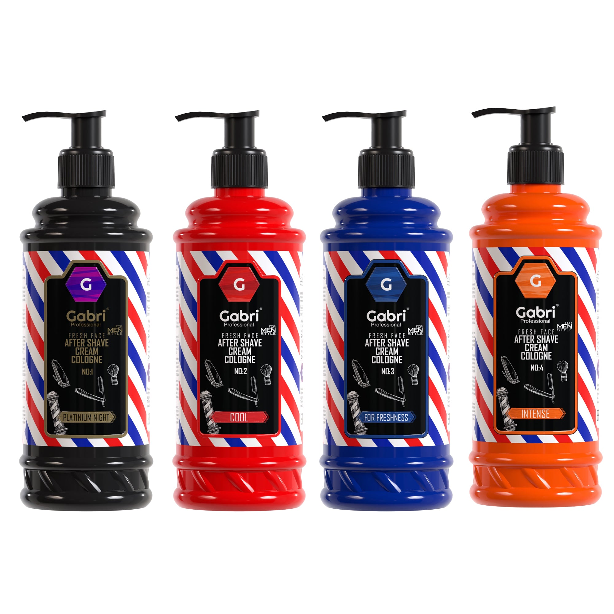 Gabri Professional - After Shave Cream Cologne No.4 Intense 400ml