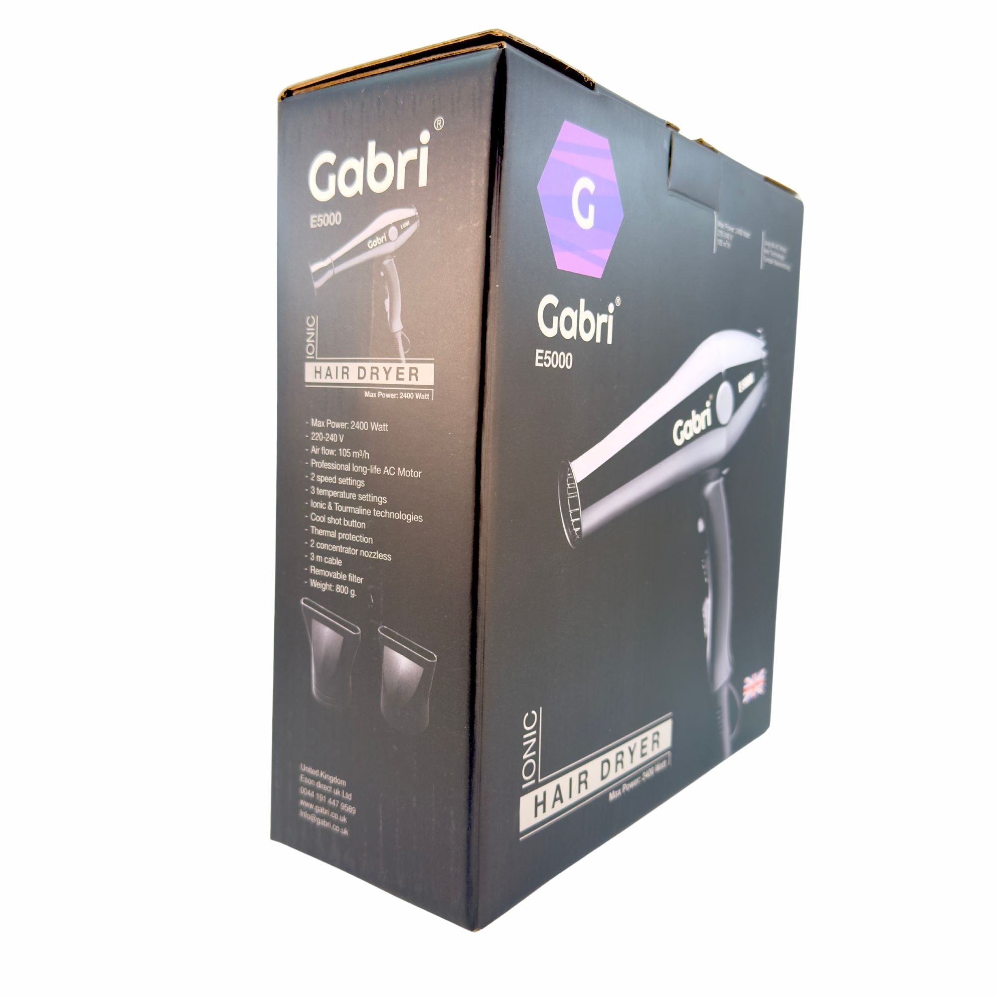 Gabri - Professional Hair Dryer Ionic E5000 2400W