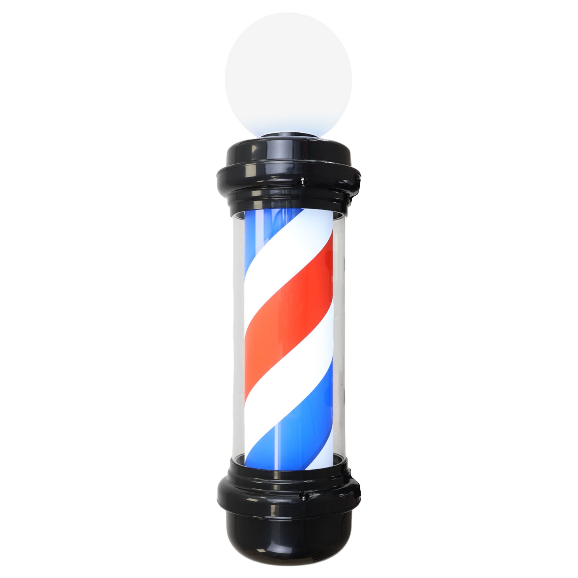 Gabri - Classic Barber Pole Light With Open Sign 85cm