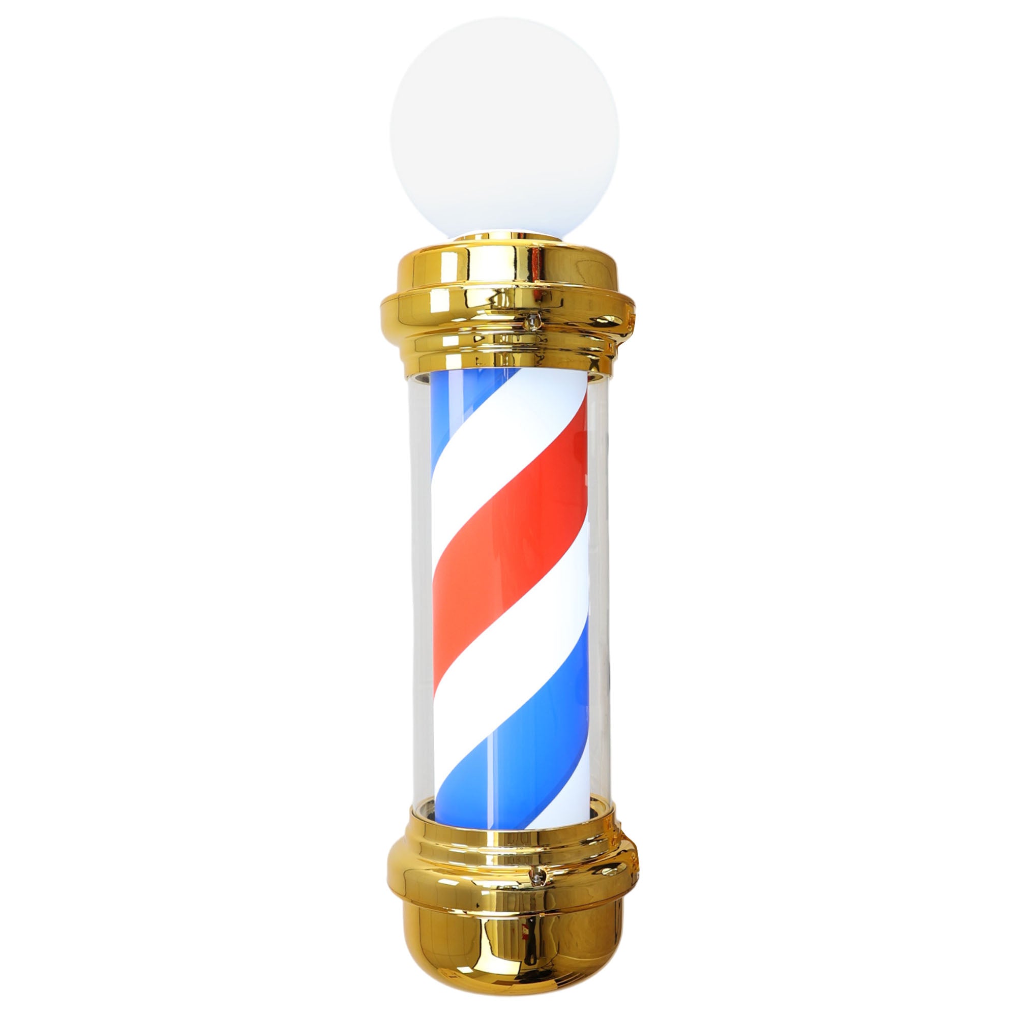 Gabri - Classic Barber Pole Light With Open Sign 85cm