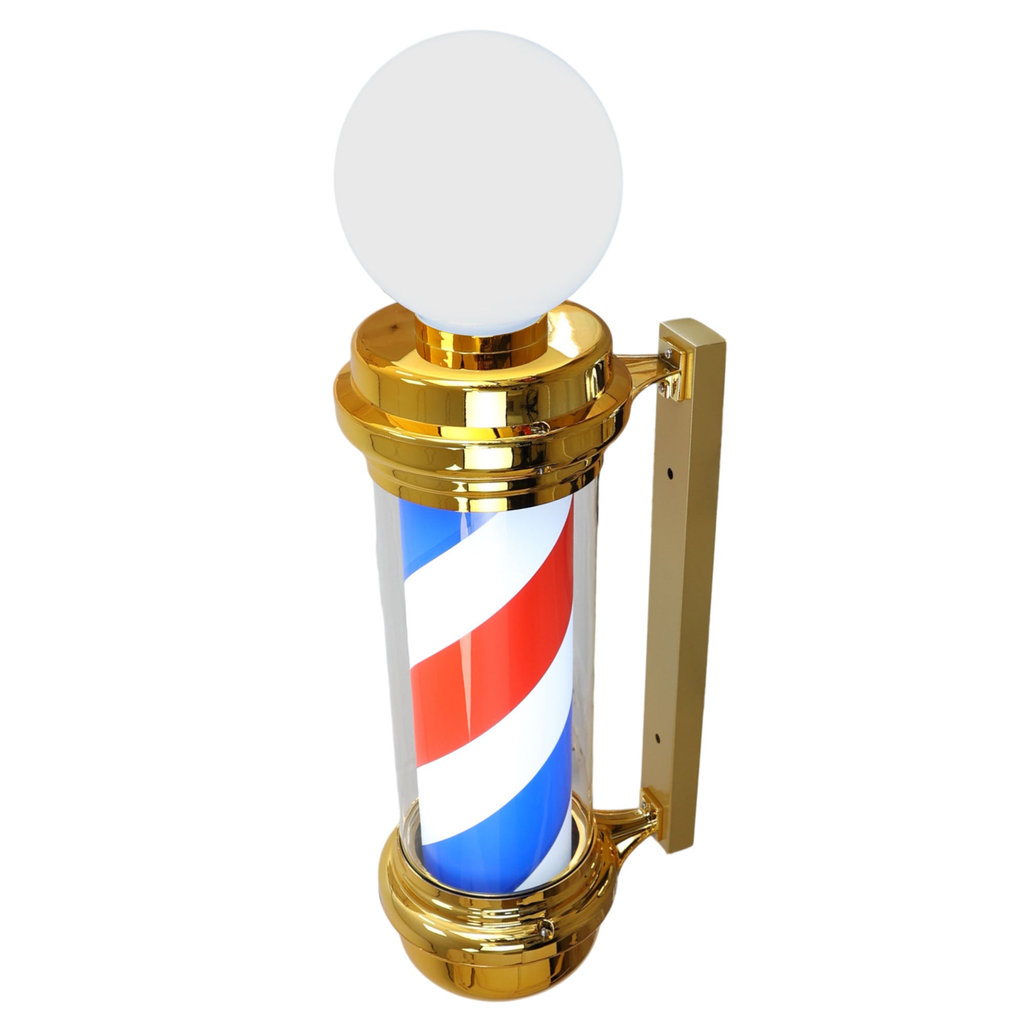 Gabri - Classic Barber Pole Light With Open Sign 85cm
