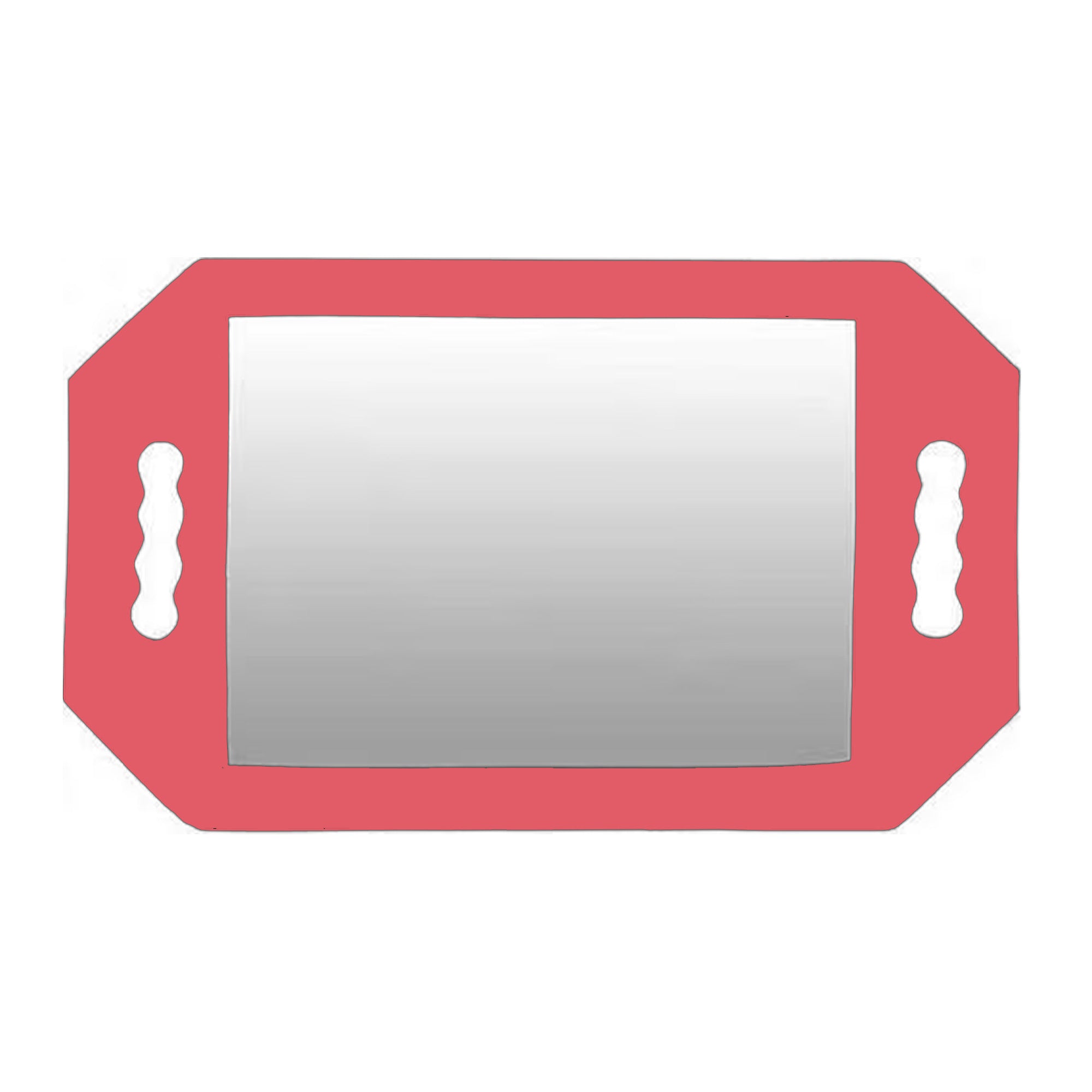 Eson - Salon Mirror Two Handed Foam Pink 41x25cm