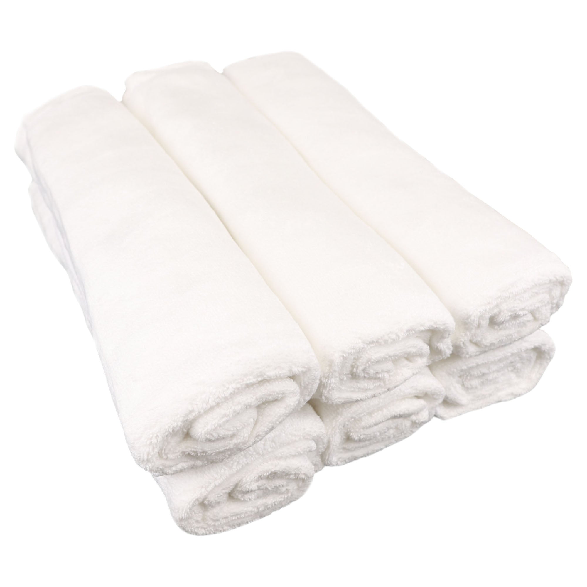 Gabri - Premium Salon Fibre Towel White (Pack of 6)