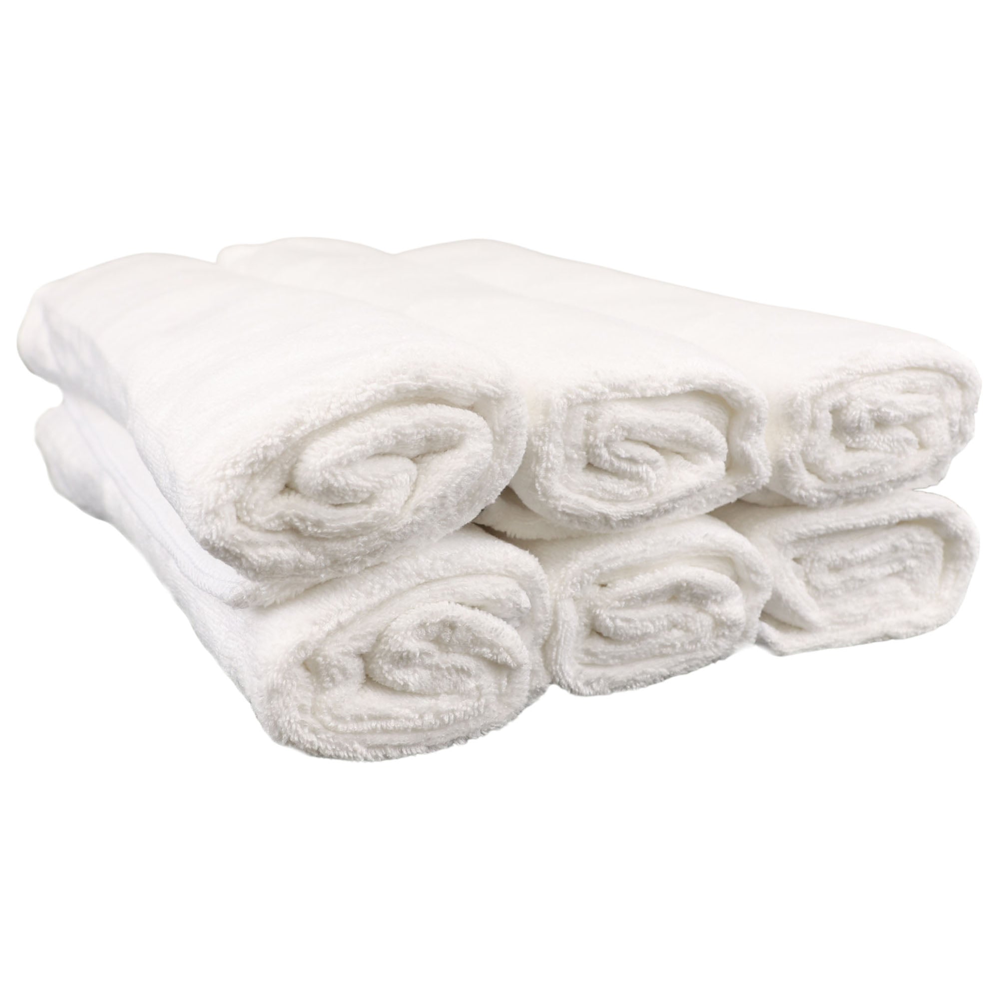 Gabri - Premium Salon Fibre Towel White (Pack of 6)