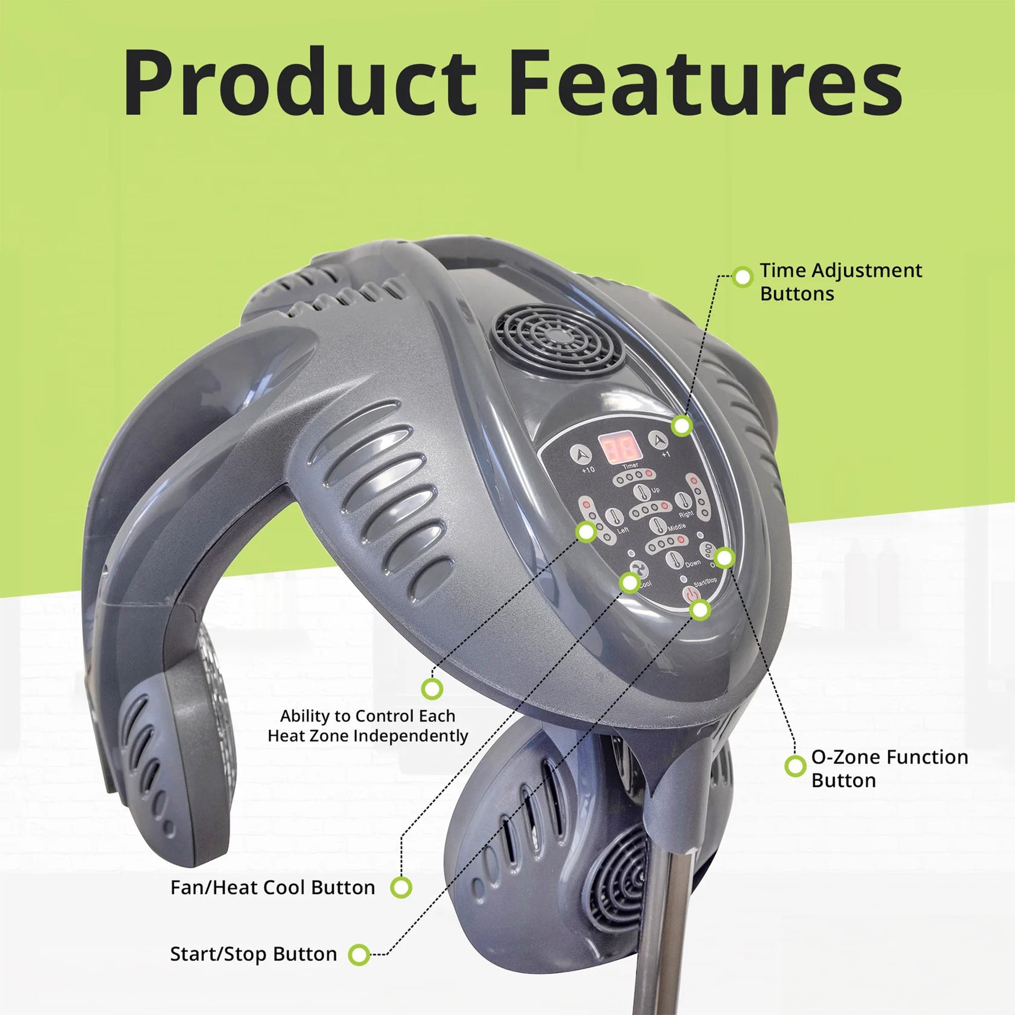 Eson - Pro 5-Zone Infrared Hair Processor (Grey)