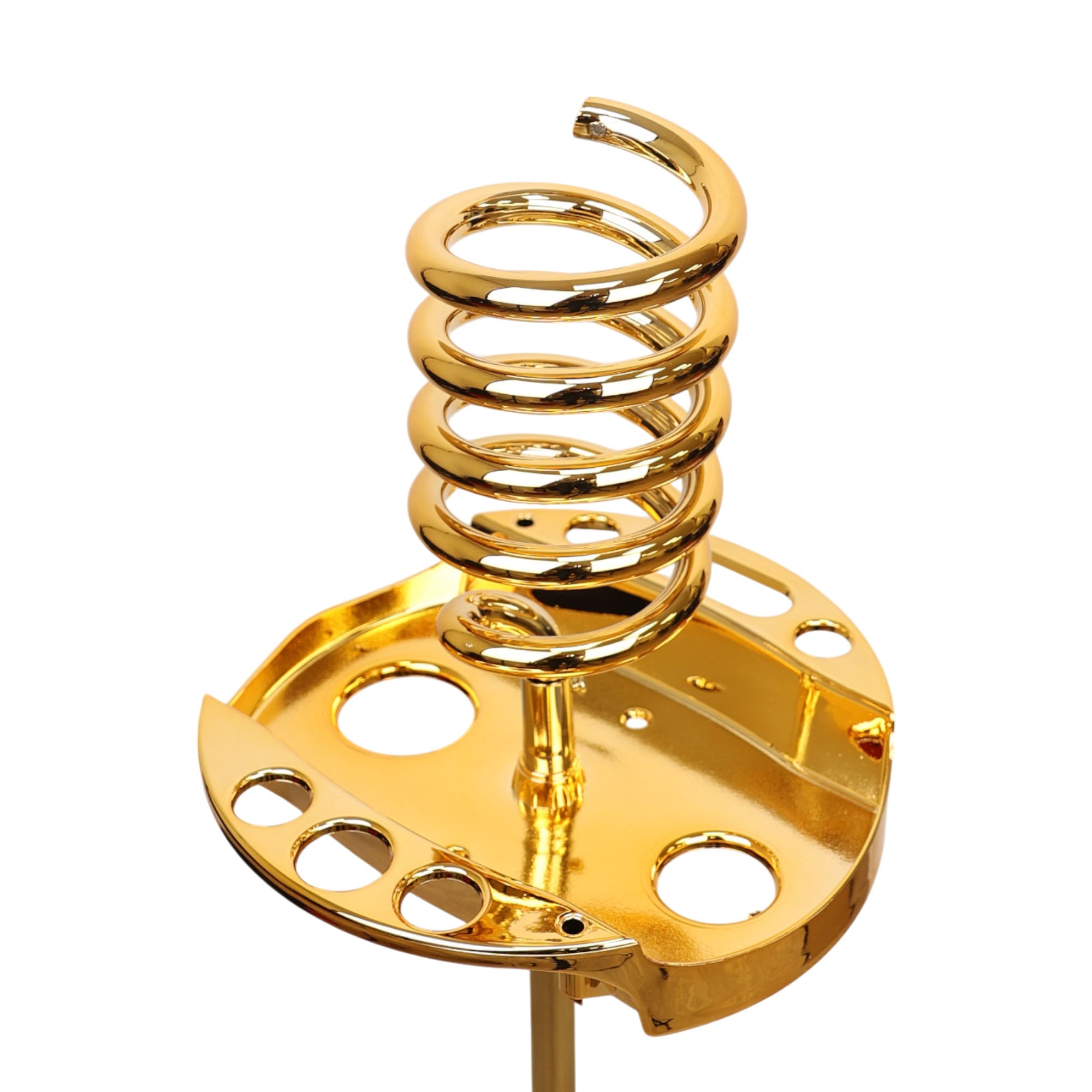 Eson - Hair Dryer Stand Acrylic Spiral Holder With Tray